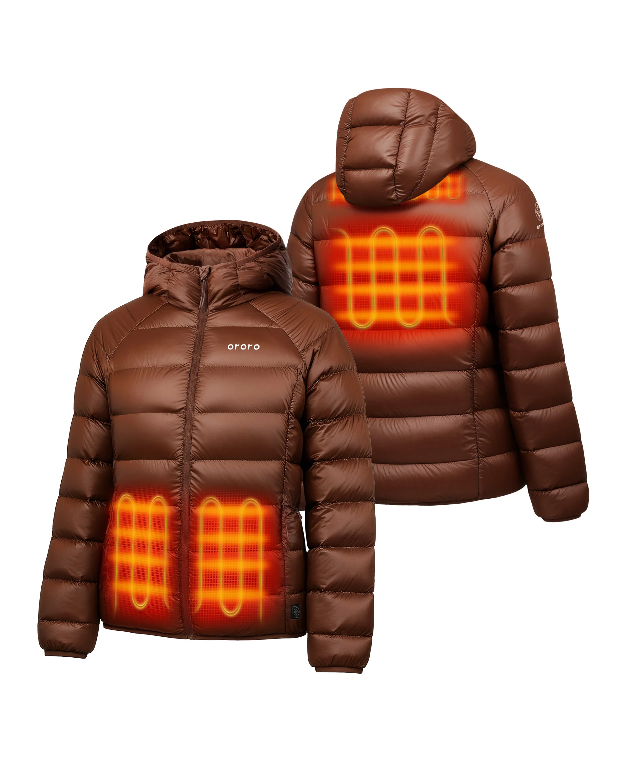 Aero Women's 4-Zone Packable Heated Down Jacket (Apparel Only) - Image 2