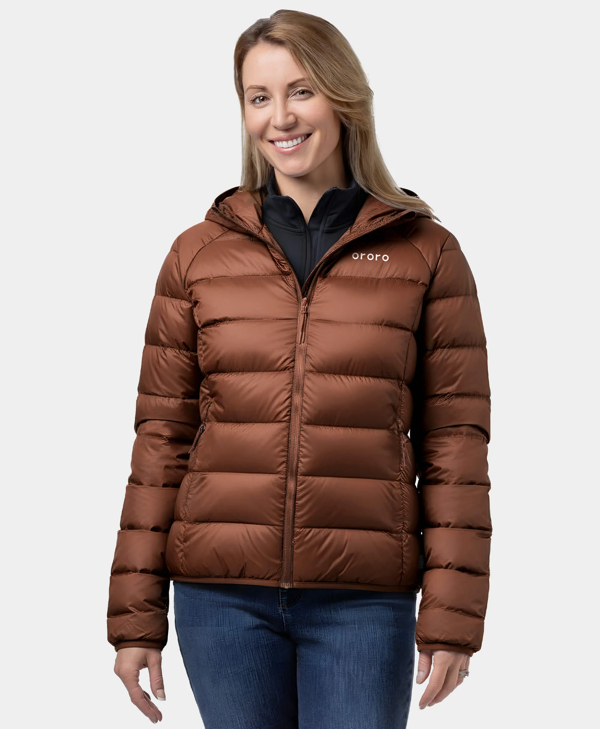 Aero Women's 4-Zone Packable Heated Down Jacket (Apparel Only)