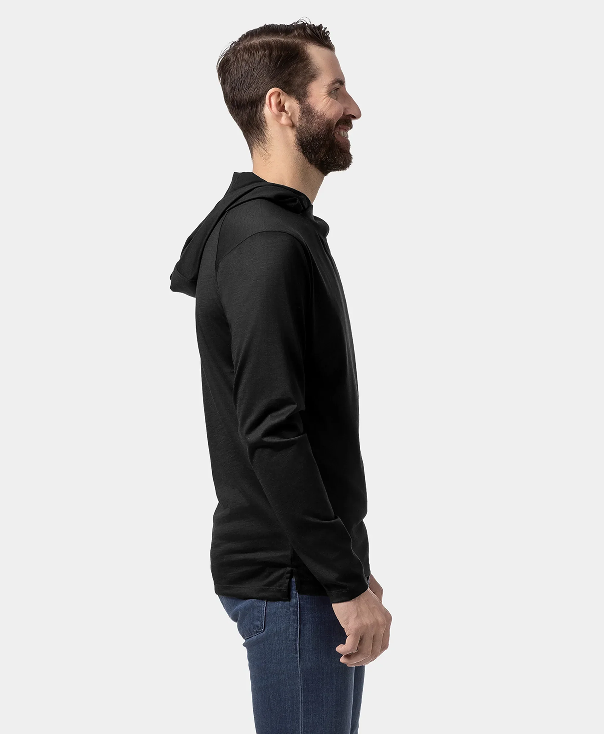 Aoraki Unisex Merino Wool Blend Baselayer - Black - Image 6