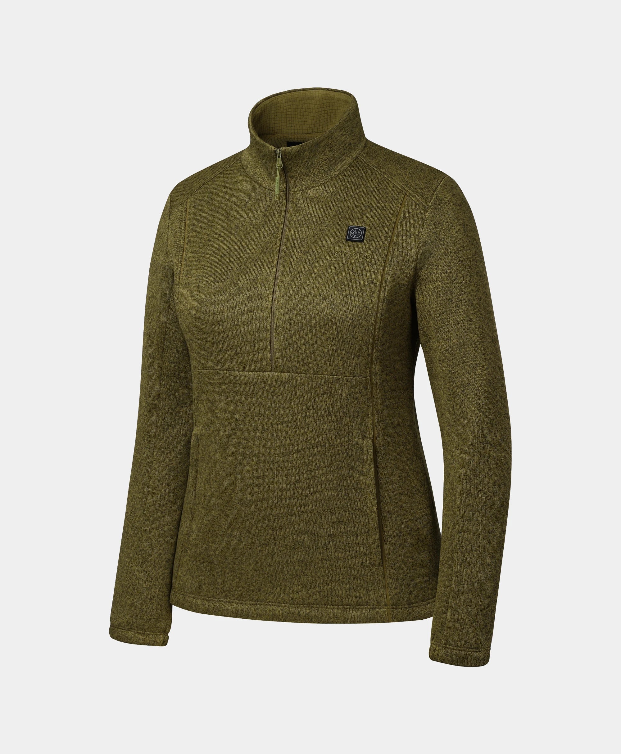 Augusta Women's 4-Zone Heated Sweater Fleece Qtr Zip Jacket - Image 13