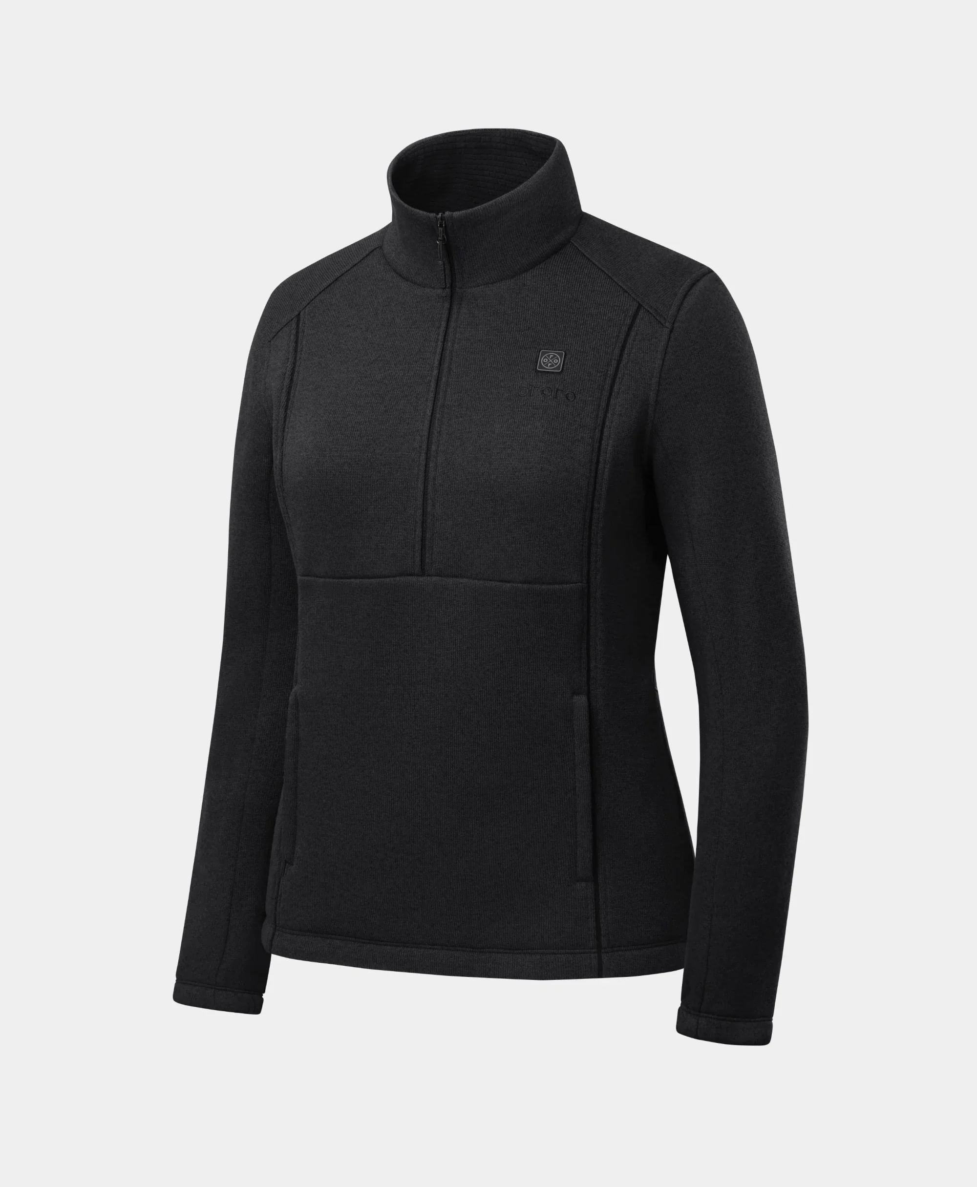 Augusta Women's 4-Zone Heated Sweater Fleece Qtr Zip Jacket