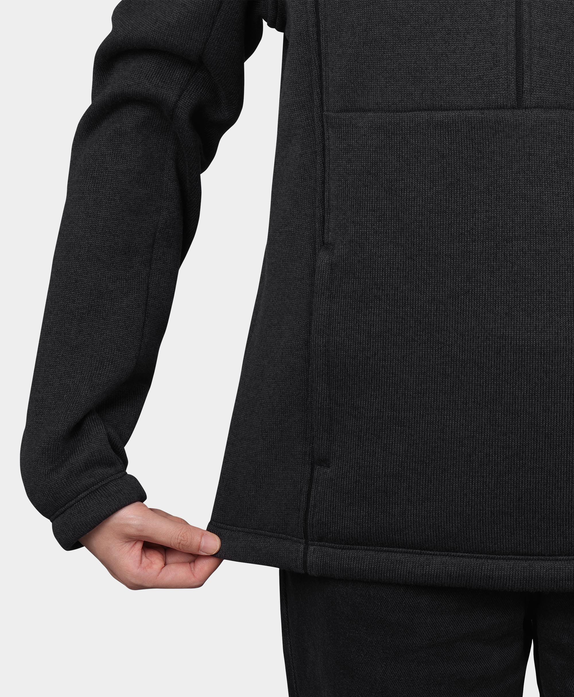 Augusta Women's 4-Zone Heated Sweater Fleece Qtr Zip Jacket - Image 6
