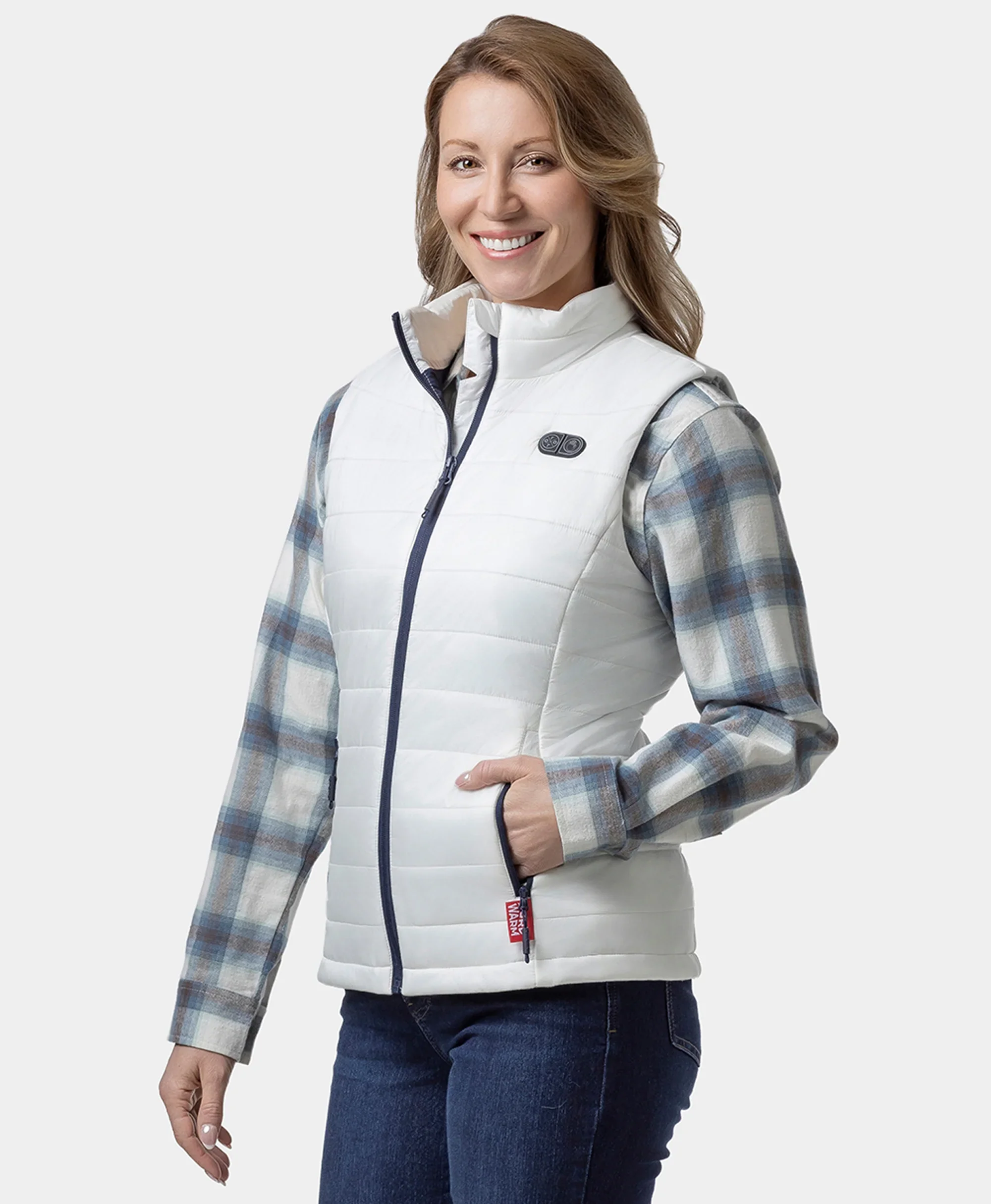(Open-box) SureWarm® Women's 7-Zone Dual-Control Classic Pro Heated Vest(Battery Set Not Included) - Image 21