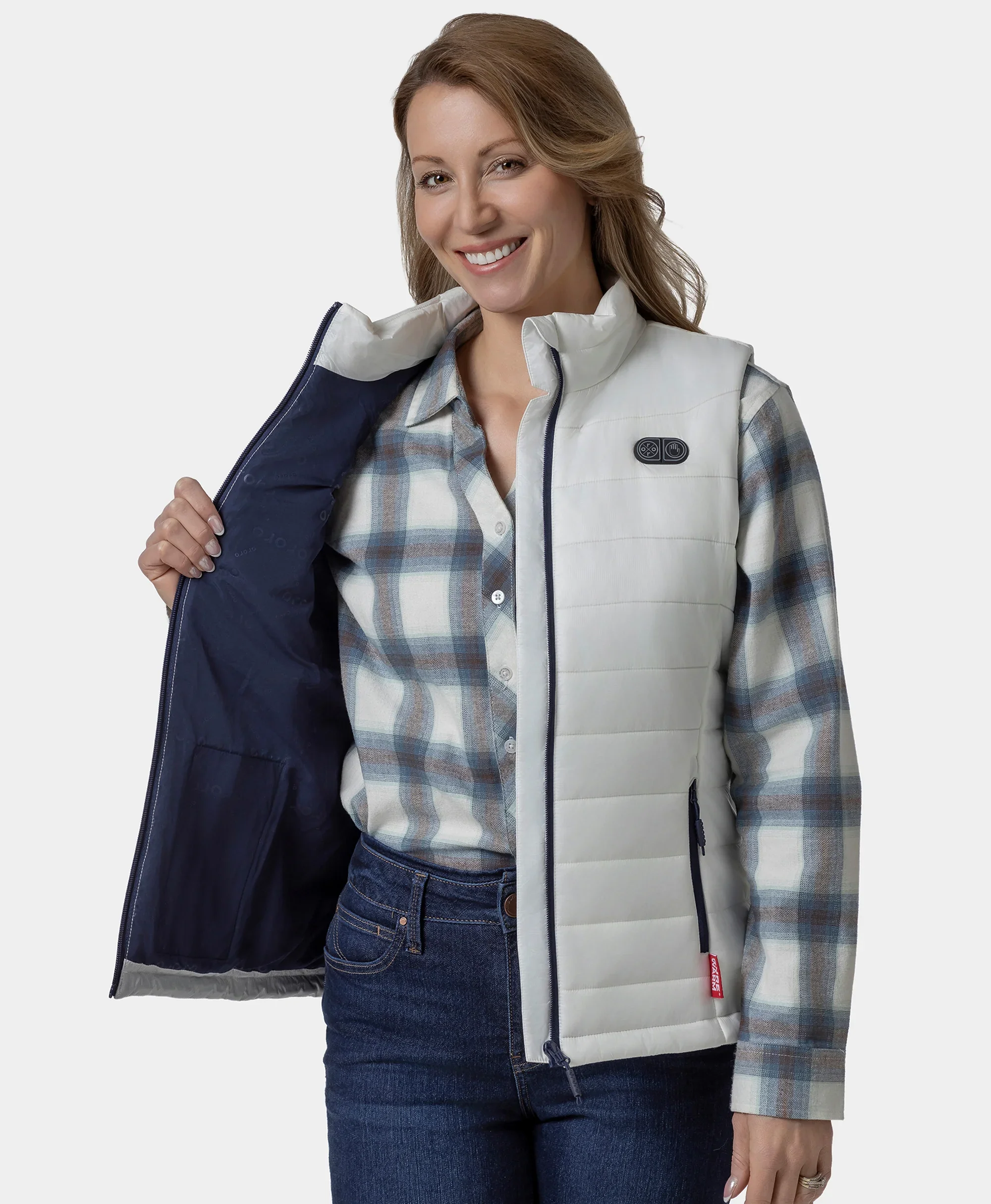 (Open-box) SureWarm® Women's 7-Zone Dual-Control Classic Pro Heated Vest(Battery Set Not Included) - Image 22