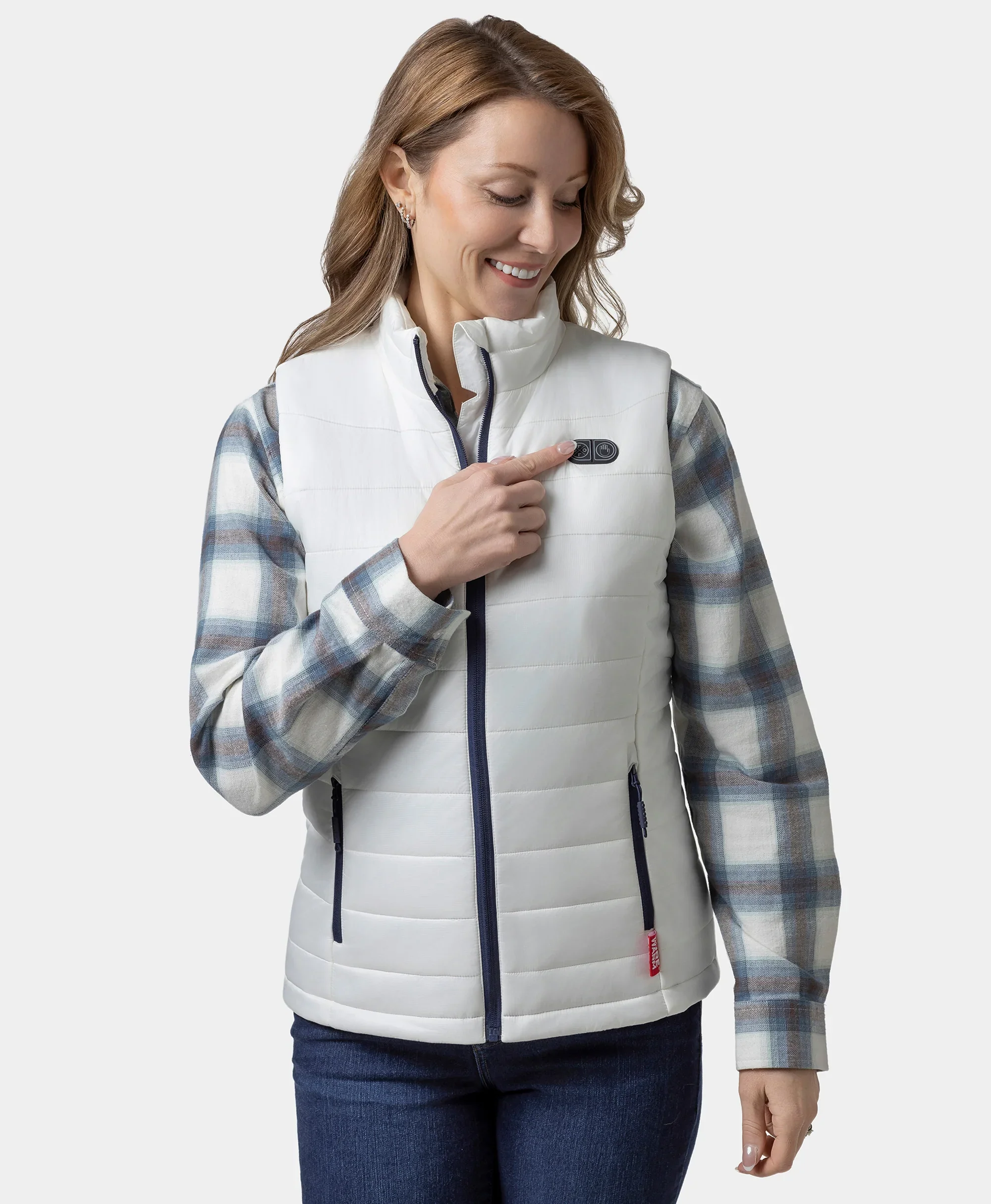 (Open-box) SureWarm® Women's 7-Zone Dual-Control Classic Pro Heated Vest(Battery Set Not Included) - Image 24