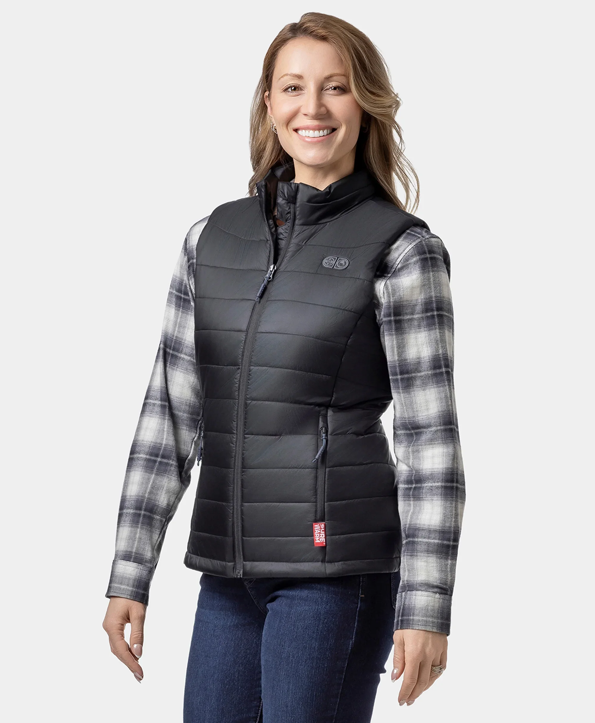 (Open-box) SureWarm® Women's 7-Zone Dual-Control Classic Pro Heated Vest(Battery Set Not Included) - Image 7