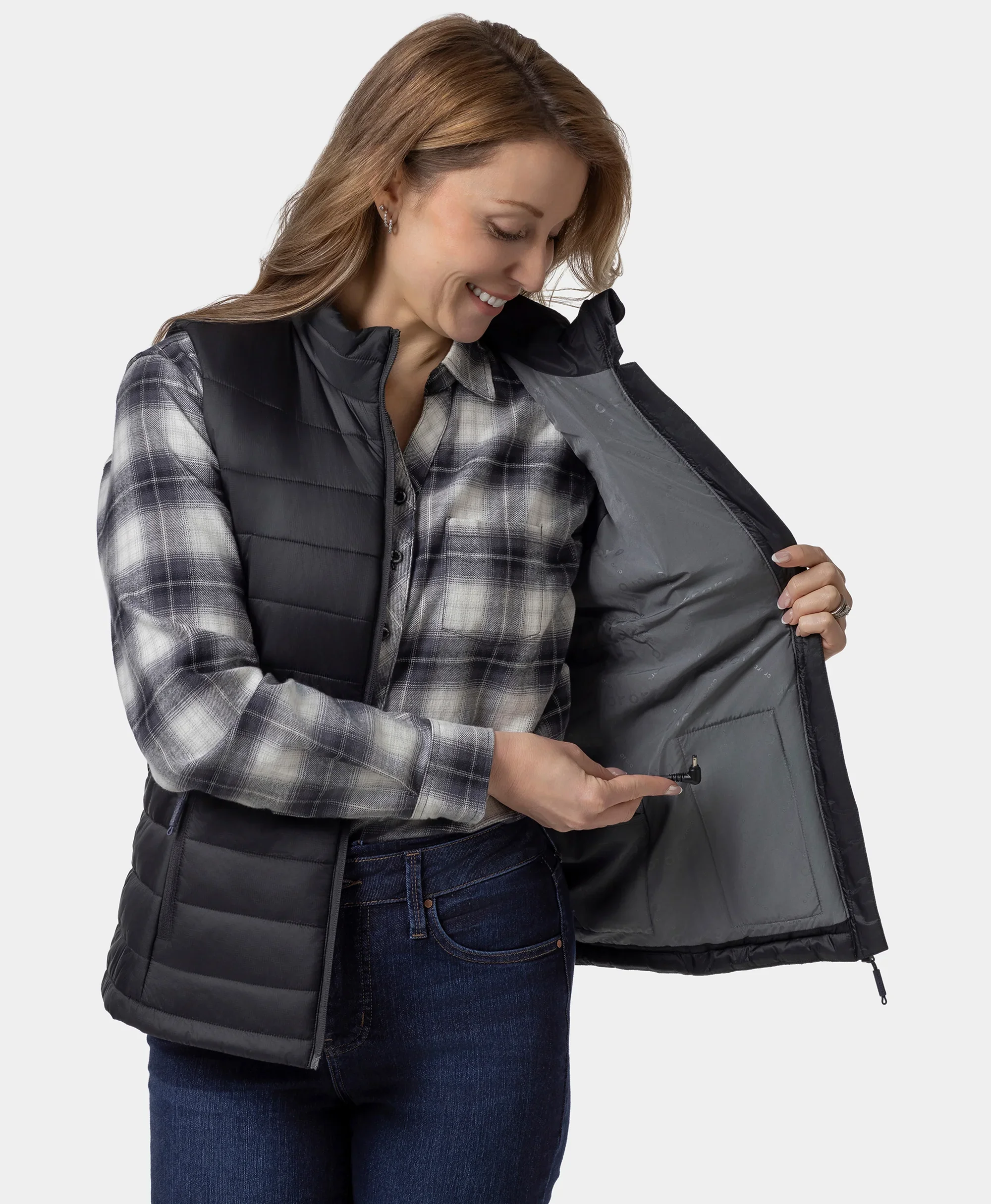 (Open-box) SureWarm® Women's 7-Zone Dual-Control Classic Pro Heated Vest(Battery Set Not Included) - Image 8
