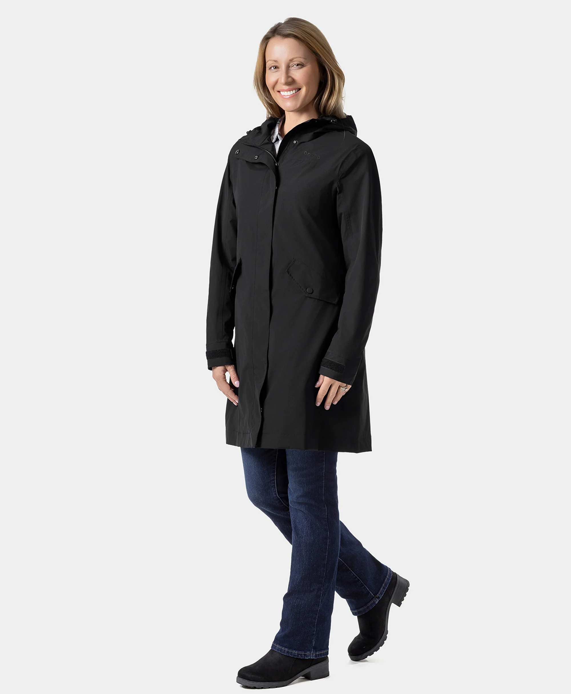Downtown Women's Heated Rain Trench (Final Sale) - Image 6