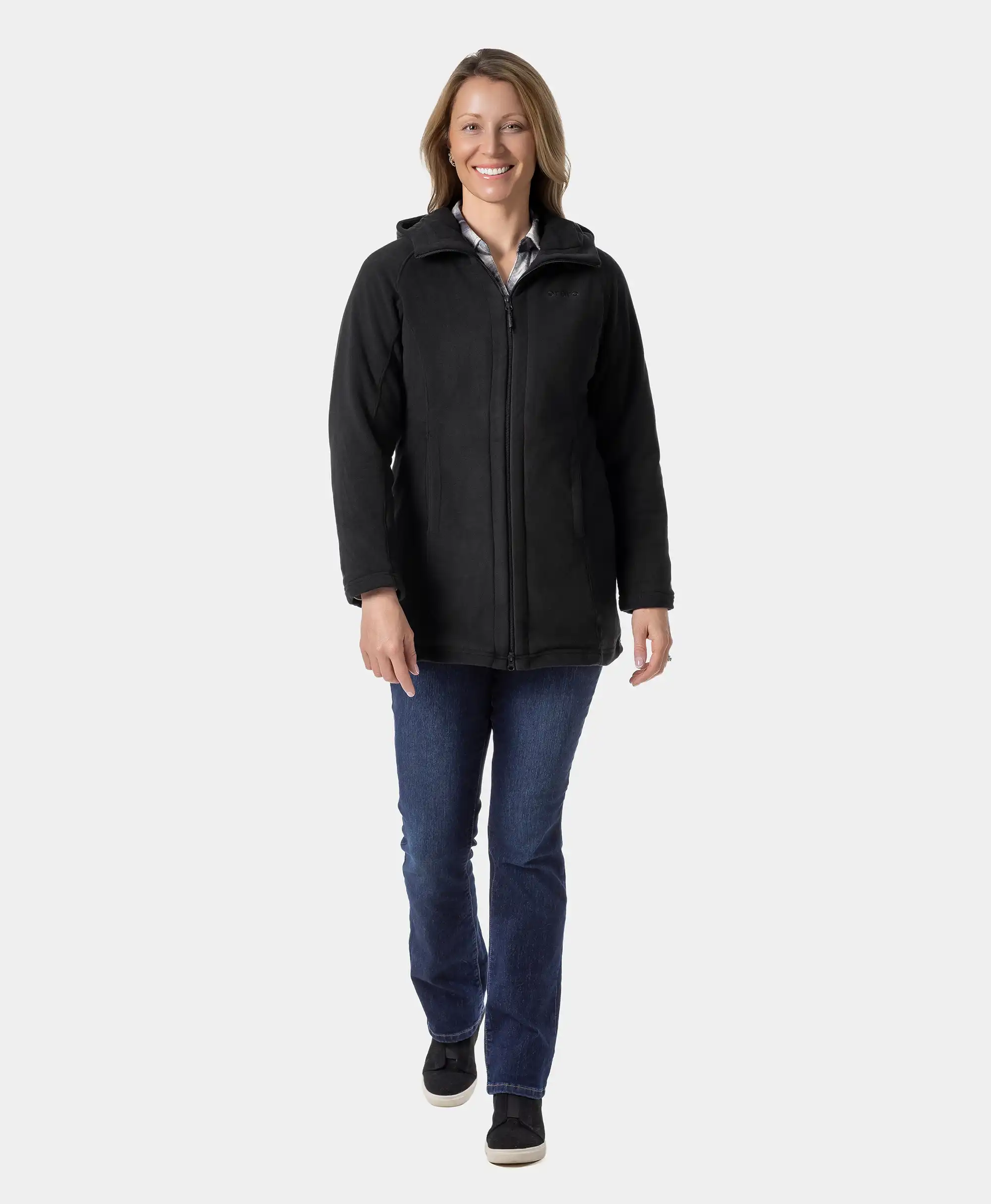 Felicity Women's Heated Fleece Hoodie Jacket - Image 18