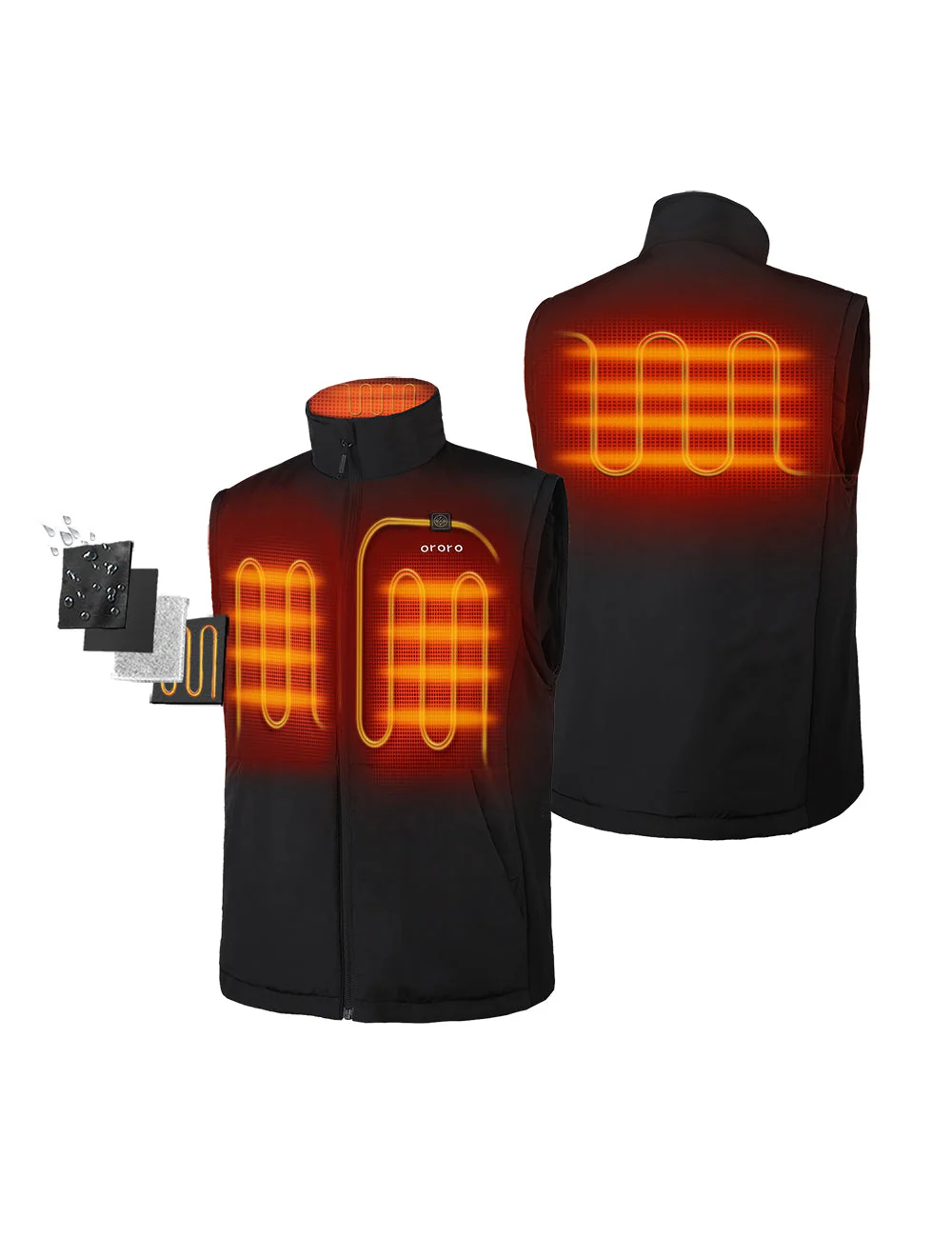 Men's Heated Golf Jacket (with Zip-Off Sleeves) (Apparel Only) - Image 3