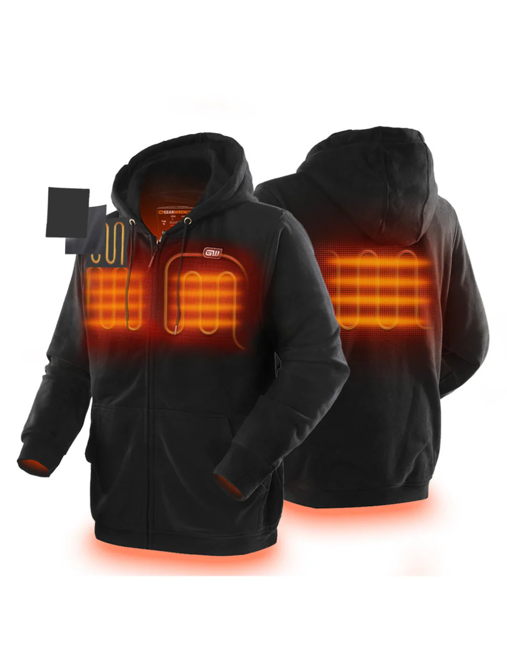 ororo x GearWrench® Heated Full Zip Hoodie (Battery Set Not Included) (Final Sale)