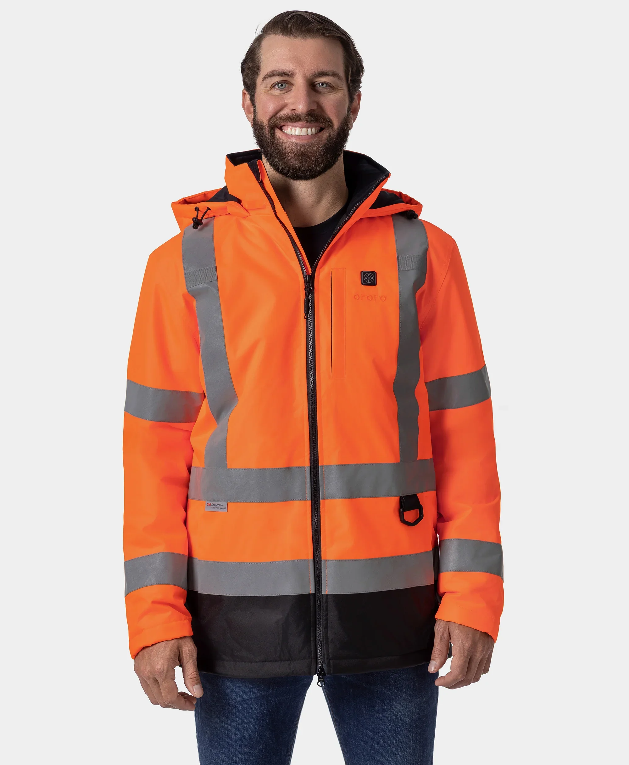 Flagstaff Men's Heated High-Visibility Jacket - Image 11