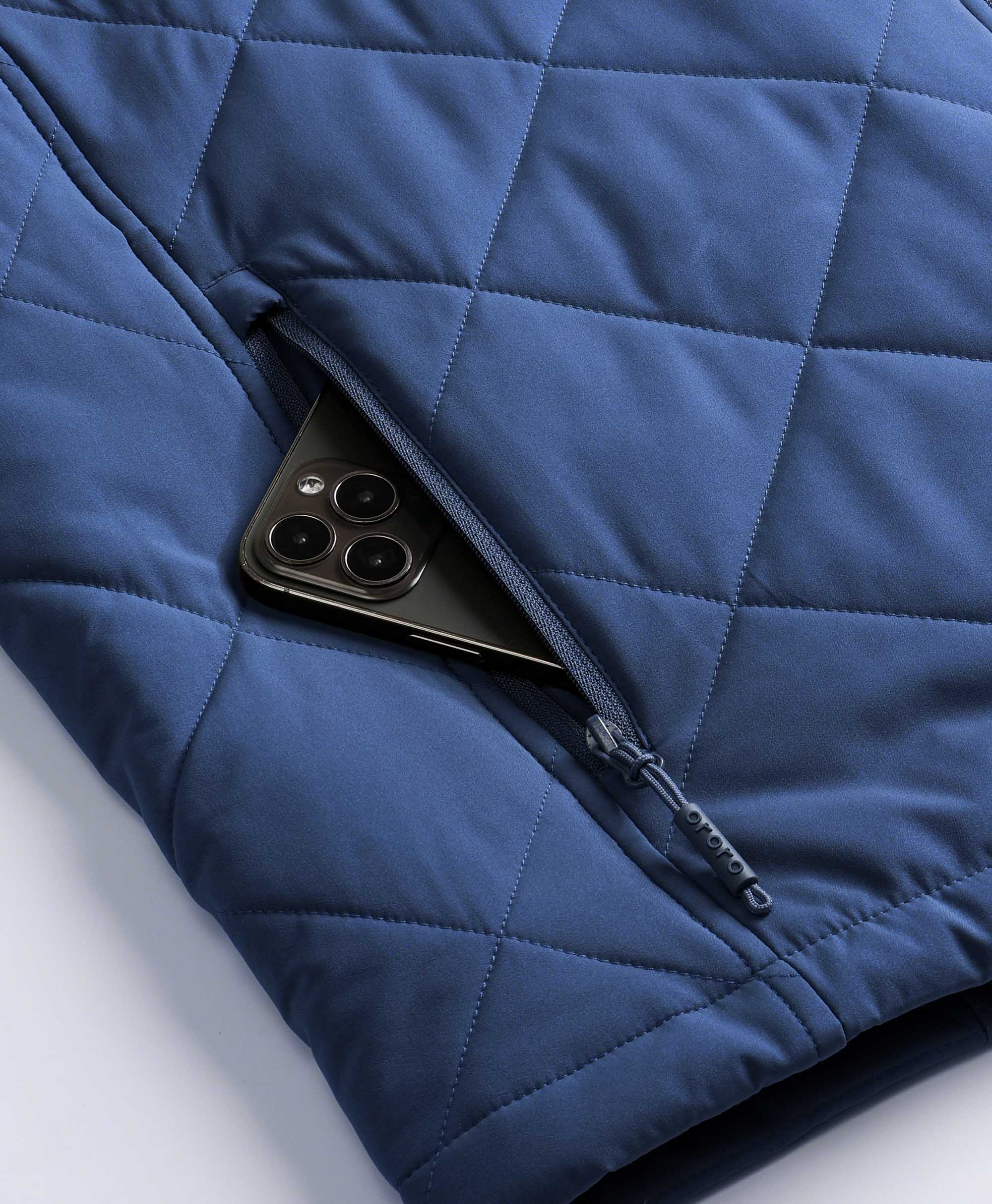 Men's Heated Quilted Vest - New Colors - Image 20
