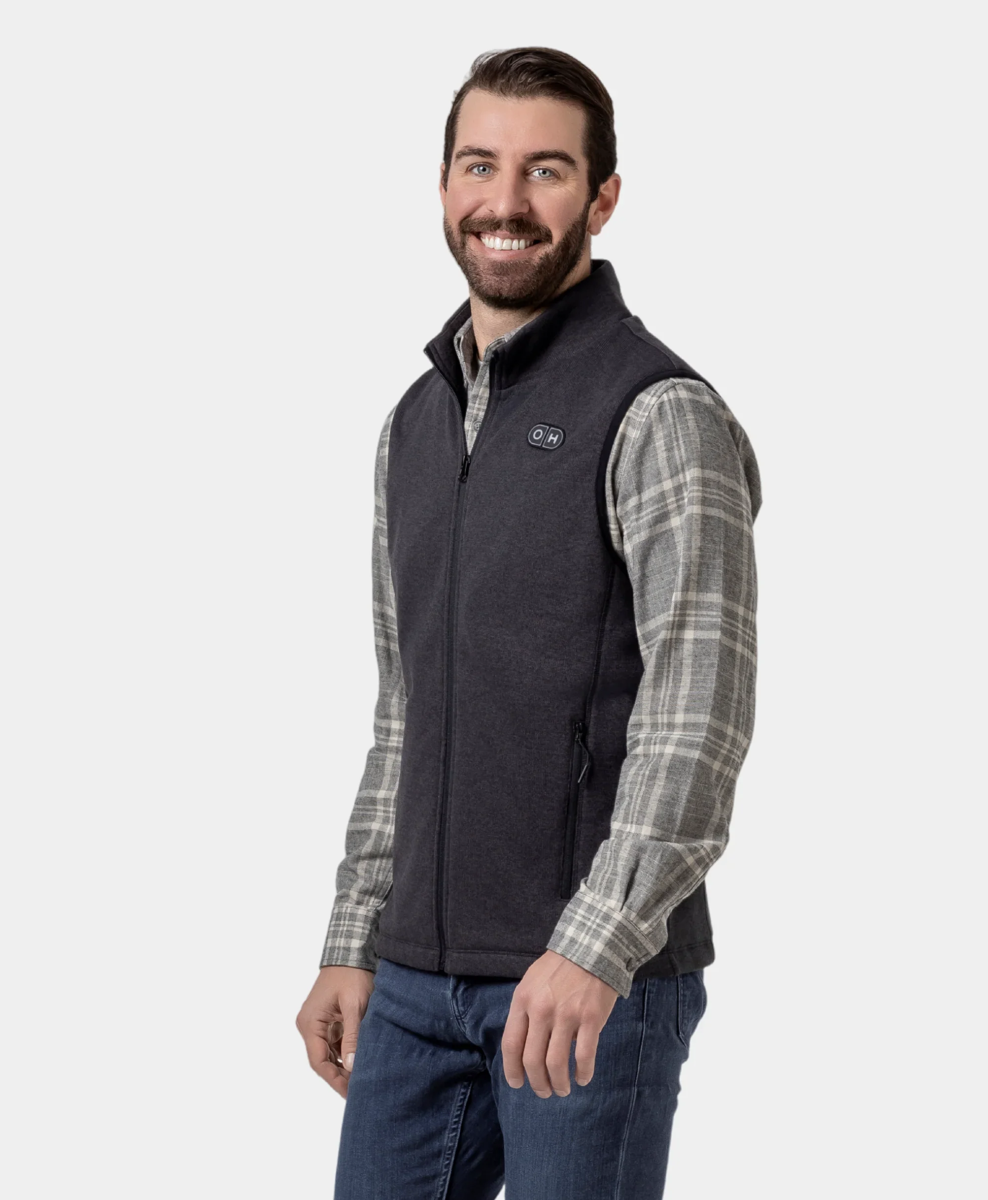 ororo x OpenHeat OH-1 Men’s Heated Recycled Fleece Vest (w/ Type-C Power Port) - Image 10