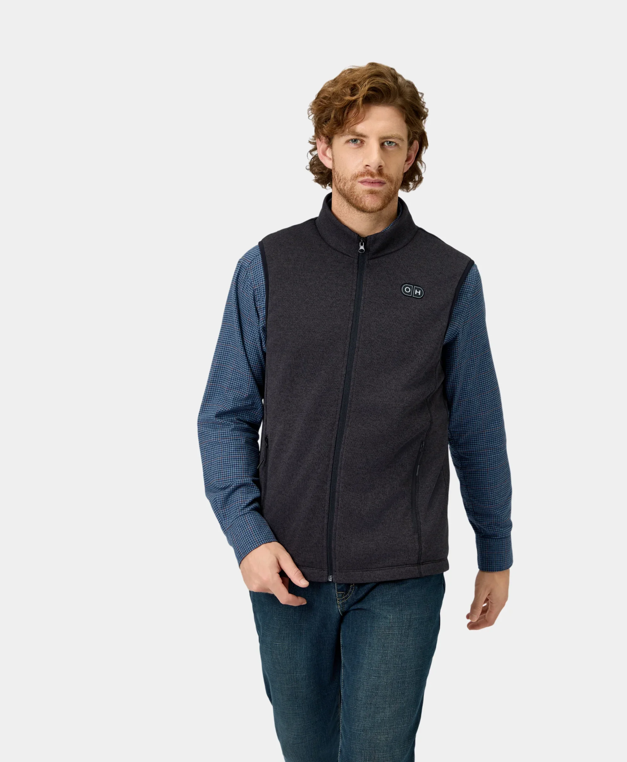 ororo x OpenHeat OH-1 Men’s Heated Recycled Fleece Vest (w/ Type-C Power Port) - Image 3