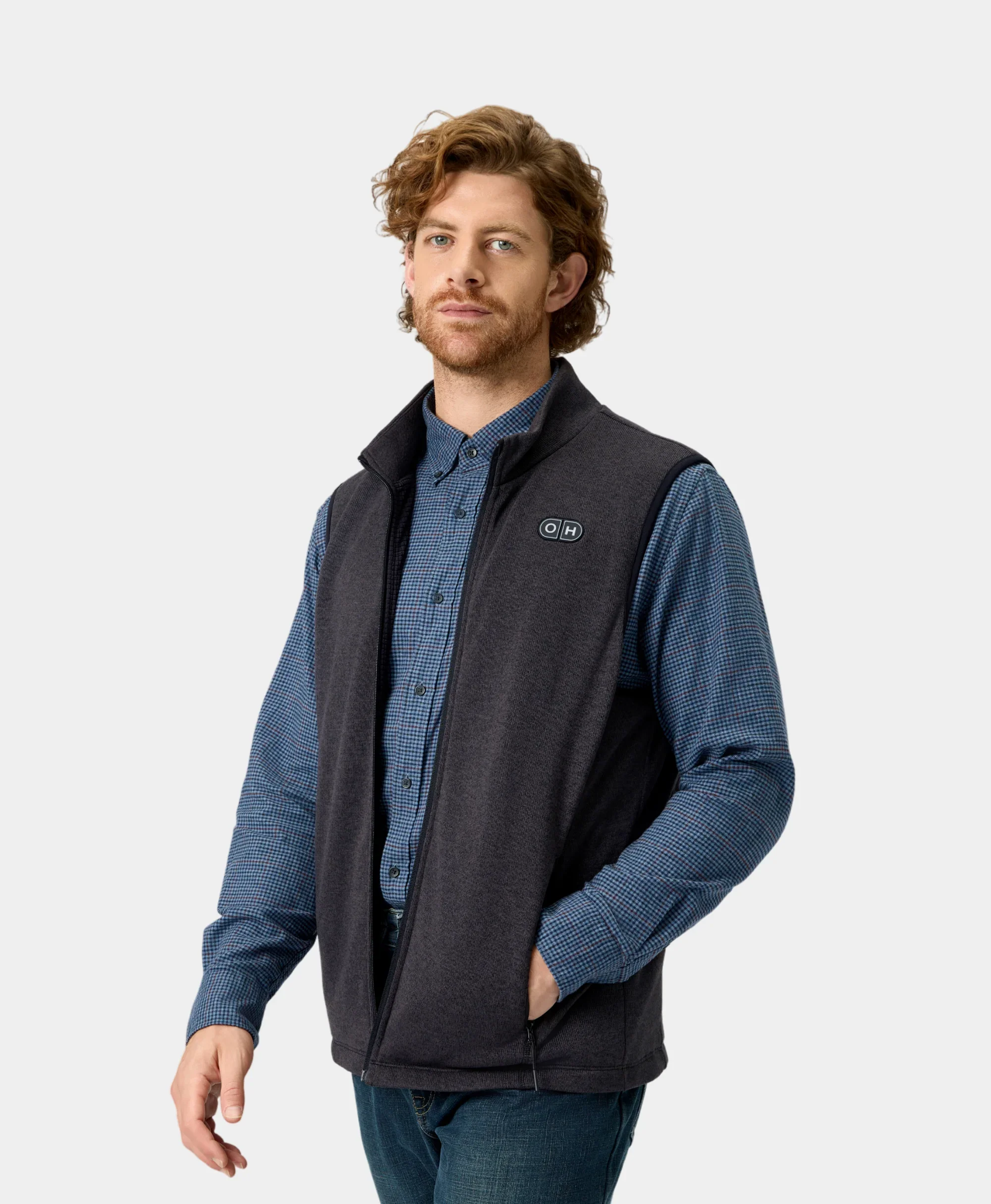 ororo x OpenHeat OH-1 Men’s Heated Recycled Fleece Vest (w/ Type-C Power Port) - Image 4