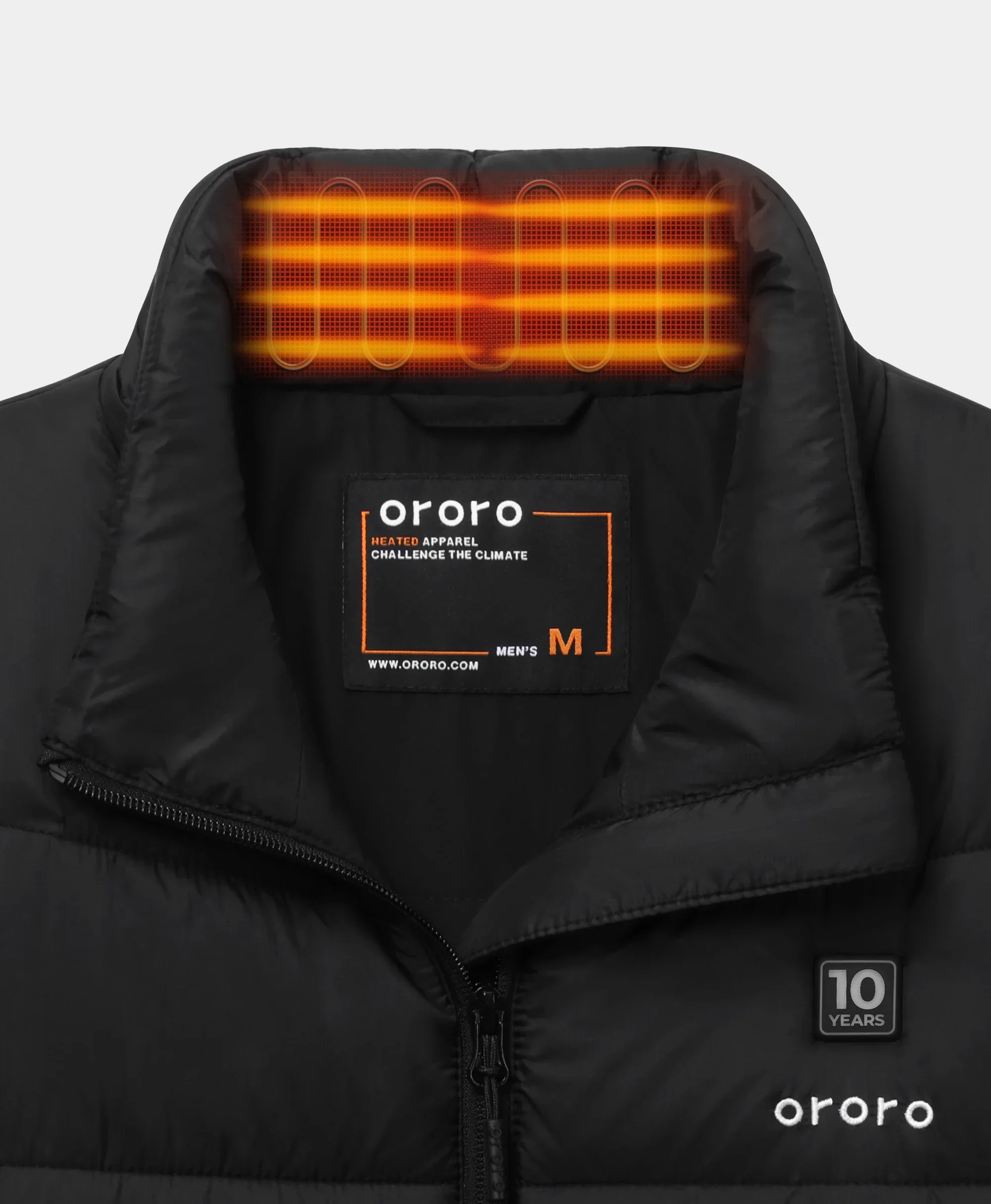 Men's 4-Zone Classic Heated Vest (10-Year Anniversary Limited Edition) - Black - Image 3