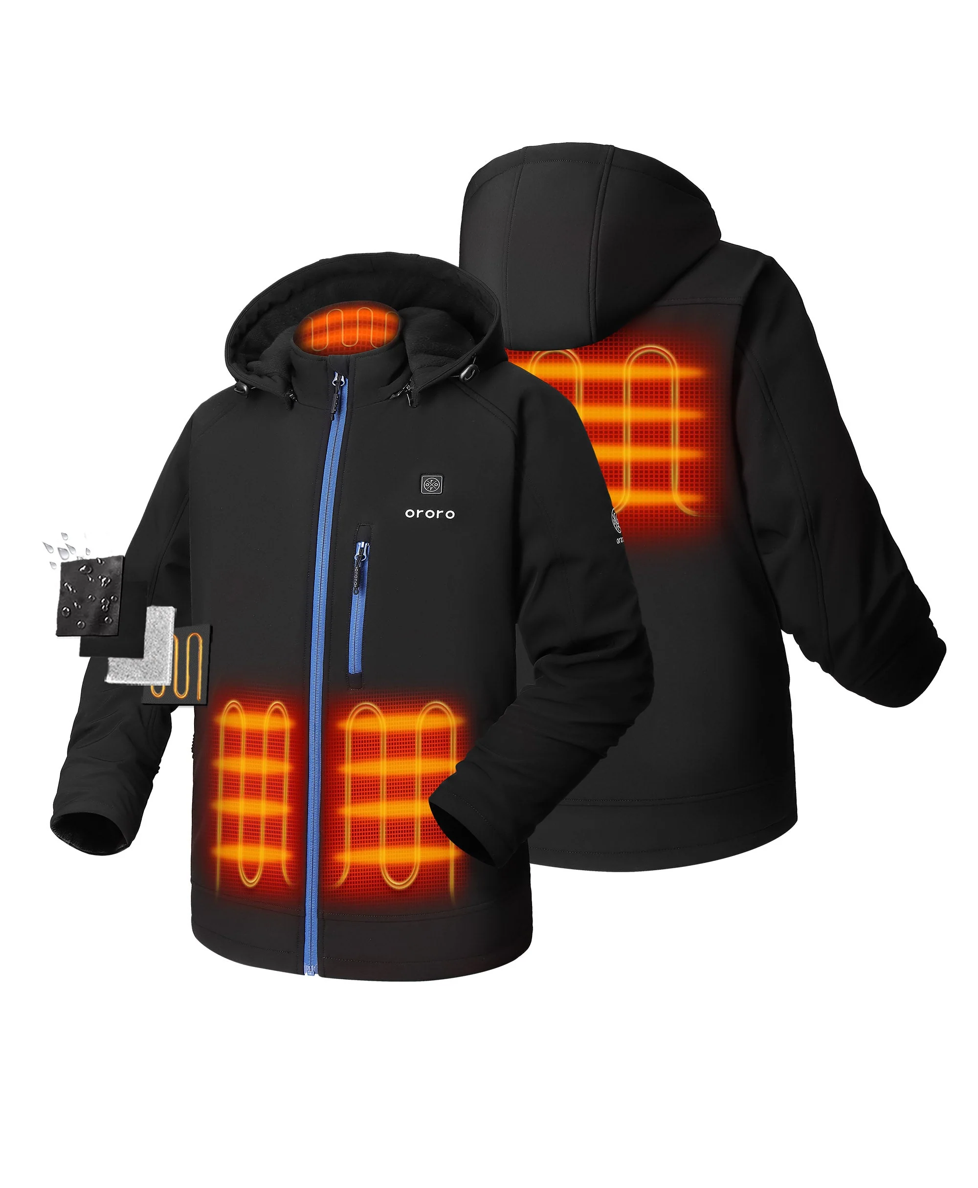 Men's Classic Heated Jacket 2.0 (4 Heating Zones) - Image 2