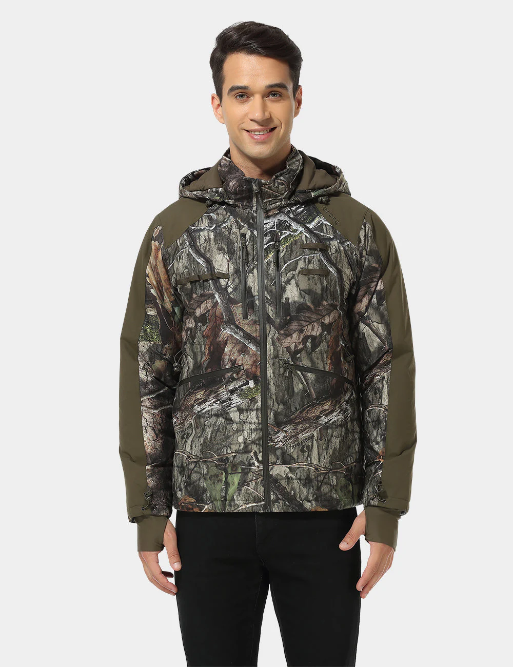Men's Heated Hunting Jacket - Camouflage, Mossy OakĀ® Country DNA (Apparel Only) (Final Sale)