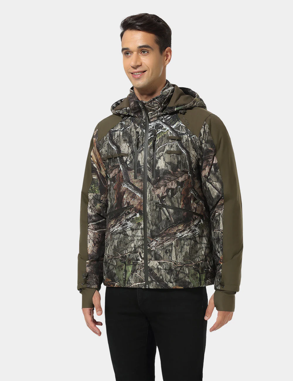 Men's Heated Hunting Jacket - Camouflage, Mossy OakĀ® Country DNA (Apparel Only) (Final Sale) - Image 3