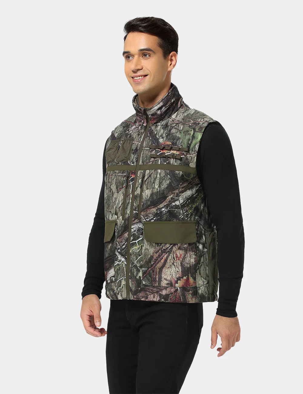 Men's Heated Hunting Vest - Camouflage, Mossy Oak® Country DNA (Apparel Only) (Final Sale) - Image 3