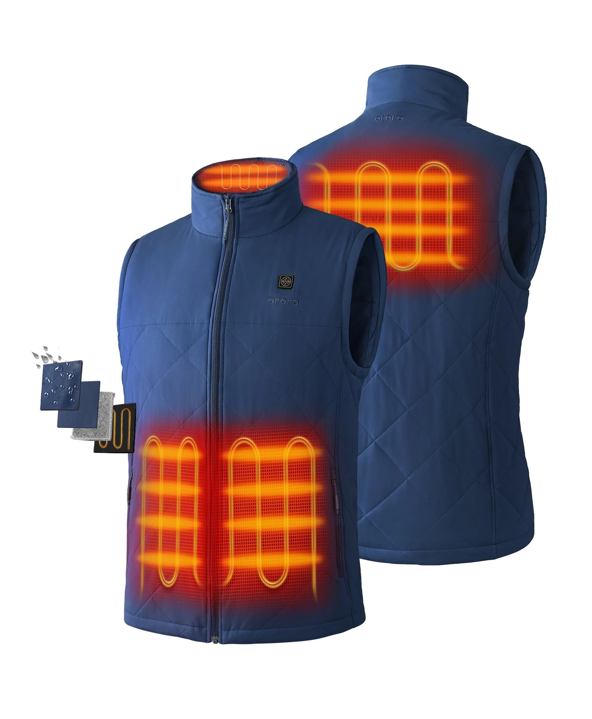 Men's Heated Quilted Vest (Apparel Only) - Image 29