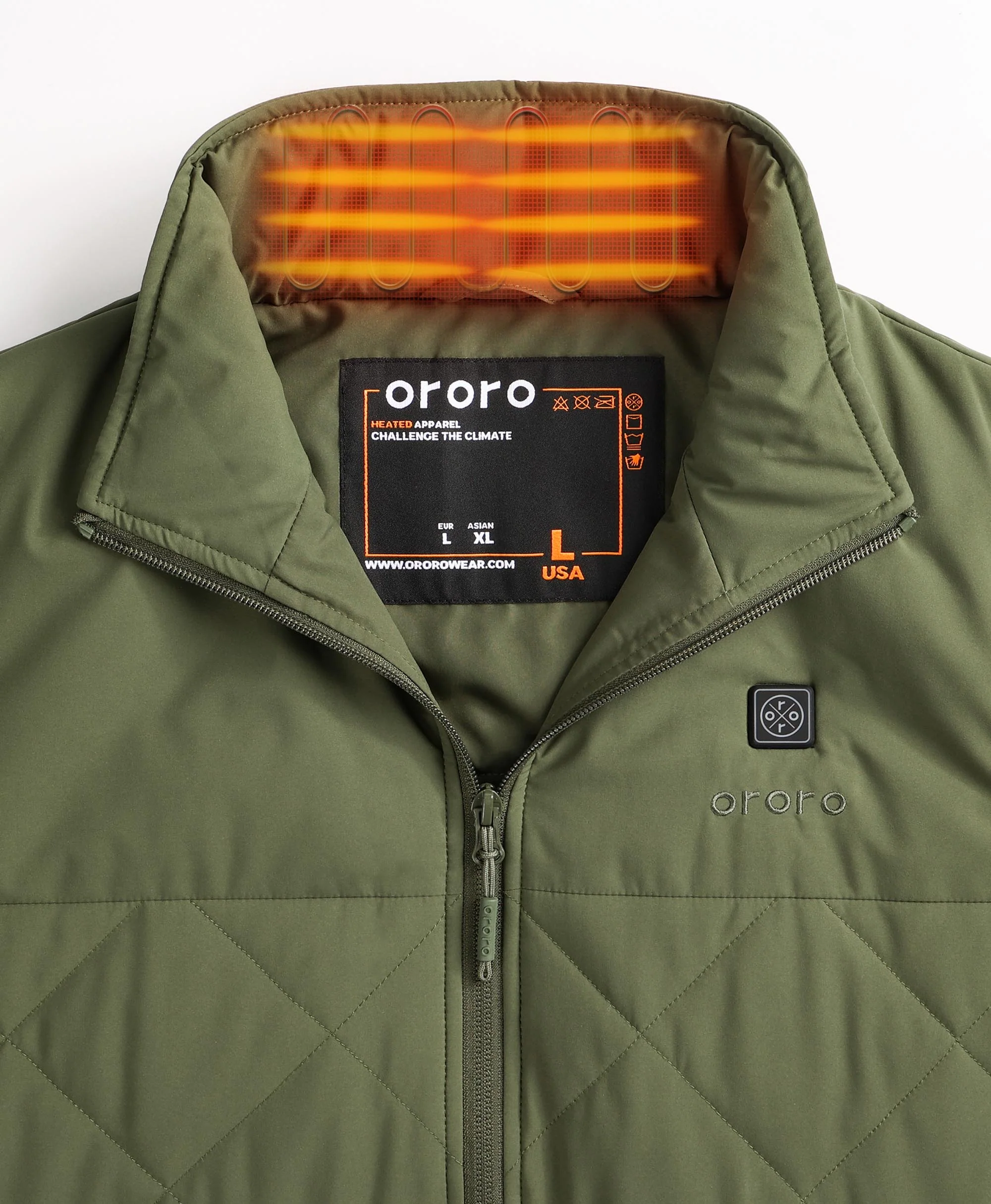 Men's Heated Quilted Vest - New Colors - Image 9