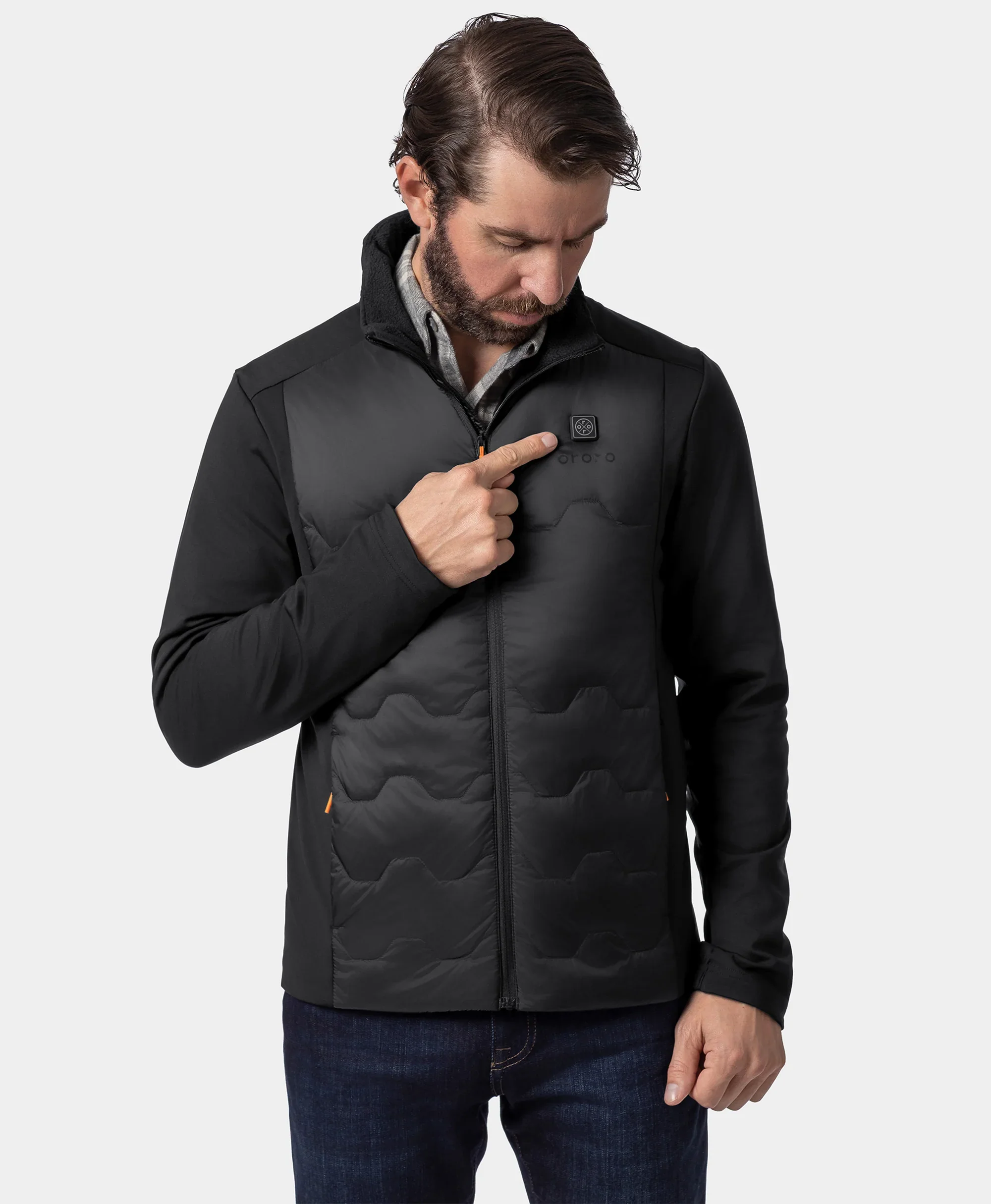 Verbier Men's 4-Zone Heated Down Jacket - Image 4