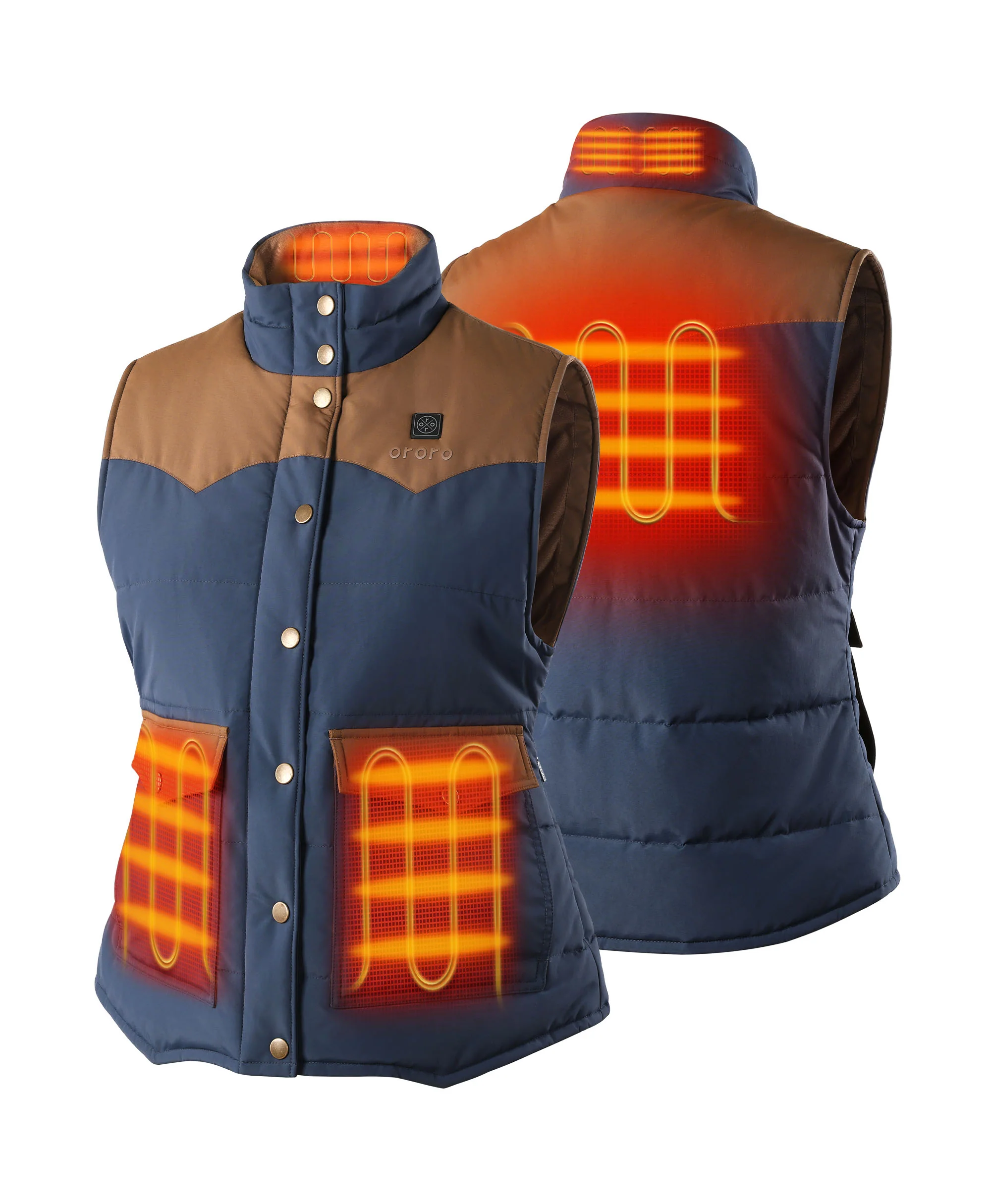 (Open-box) Amelia Women's Western Heated Vest(Battery Set Not Included)