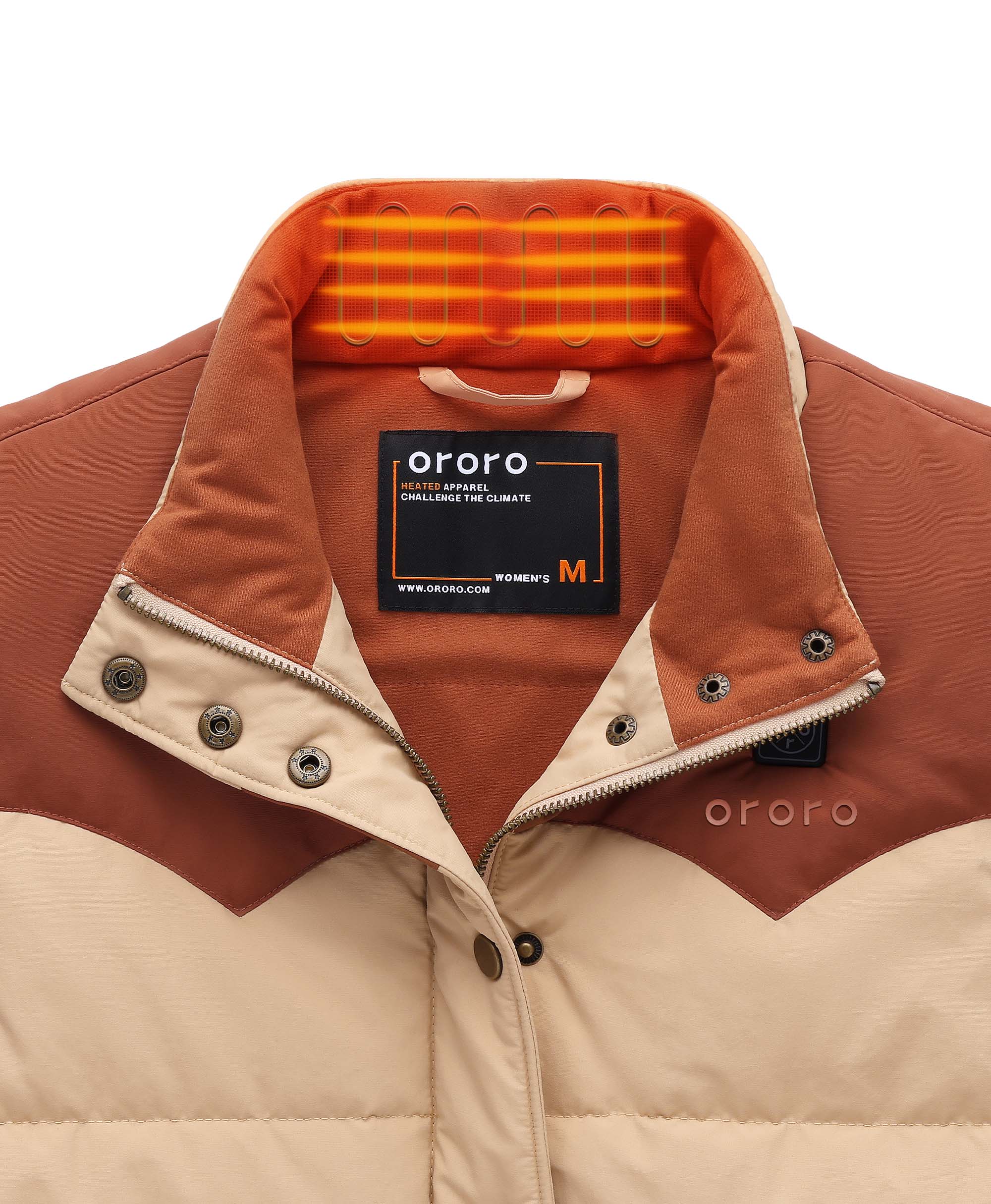 (Open-box) Amelia Women's Western Heated Vest(Battery Set Not Included) - Image 23