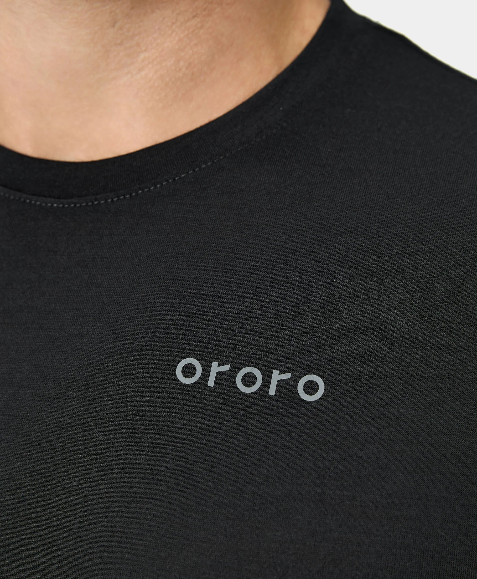 Aoraki Unisex Merino Wool Blend Baselayer - Black - Image 25