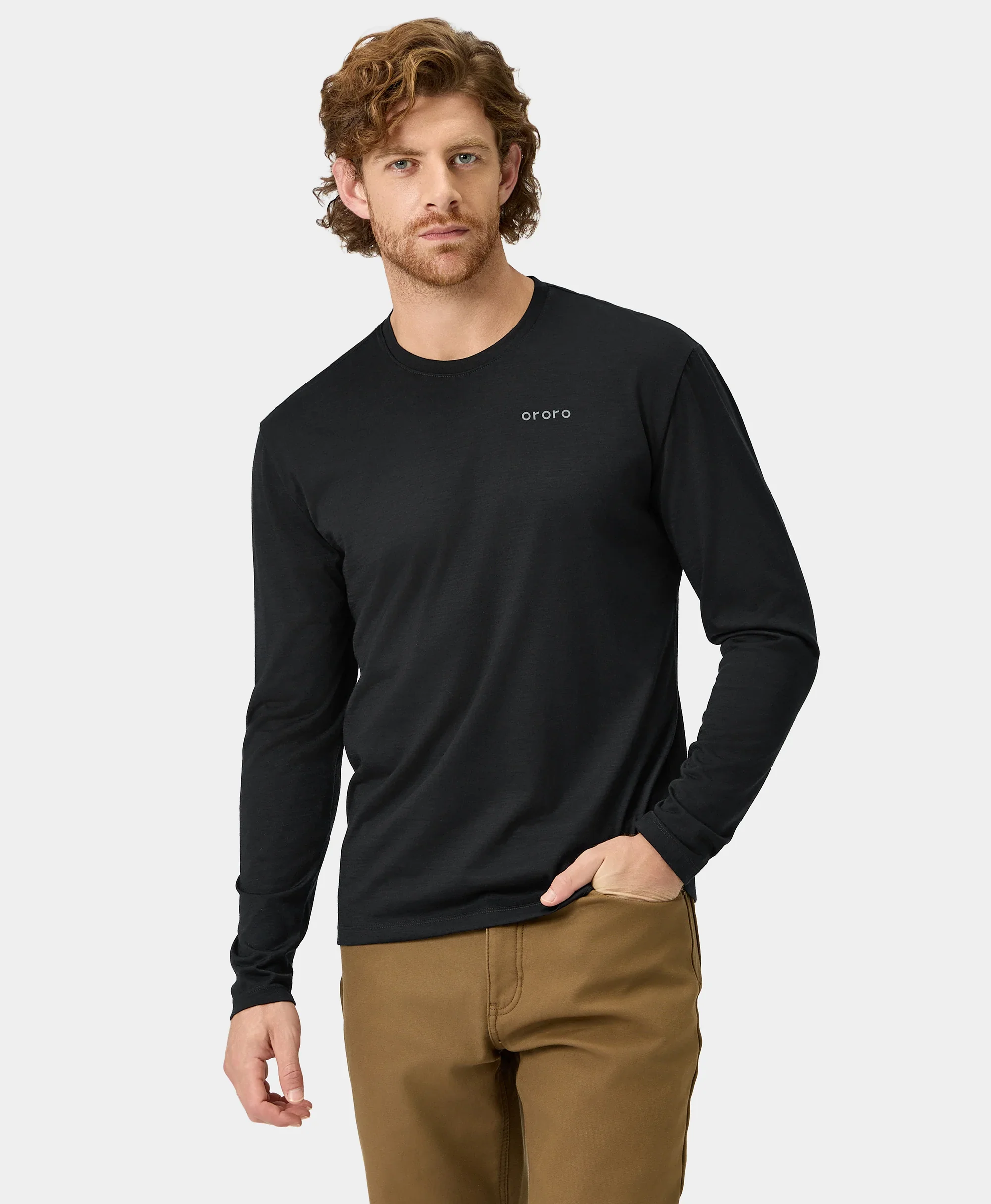 Aoraki Unisex Merino Wool Blend Baselayer - Black - Image 17