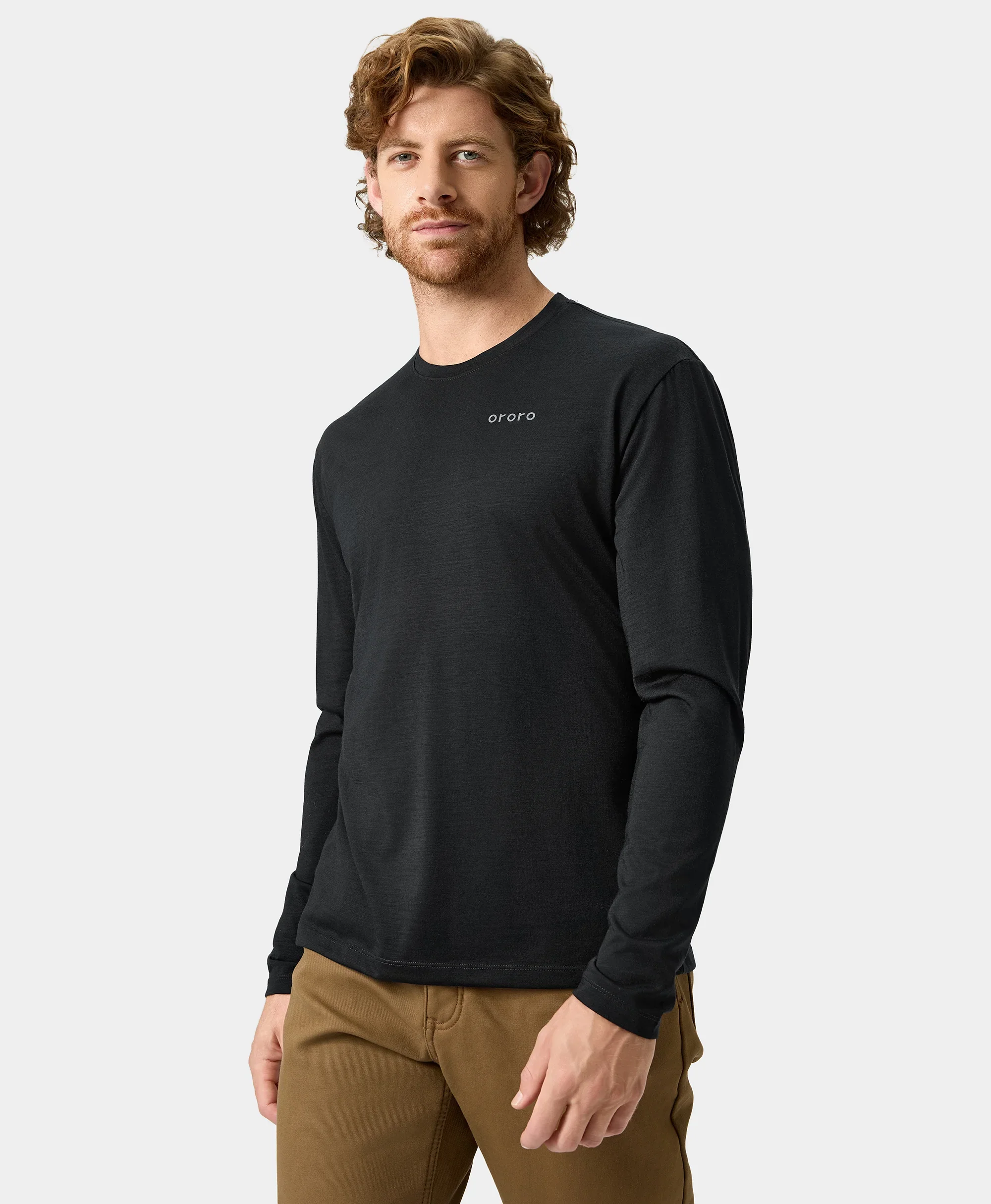 Aoraki Unisex Merino Wool Blend Baselayer - Black - Image 18