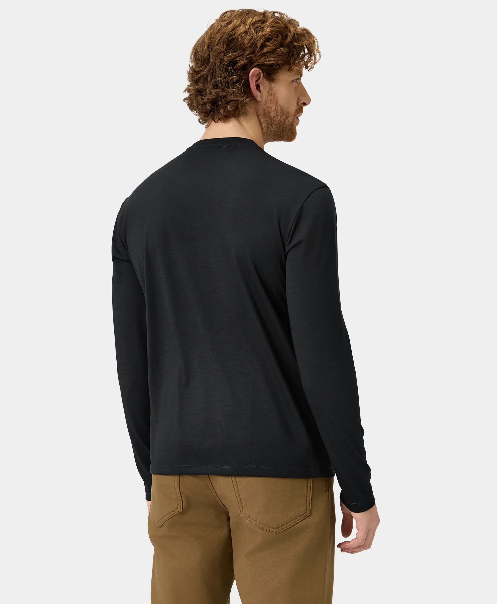 Aoraki Unisex Merino Wool Blend Baselayer - Black - Image 19
