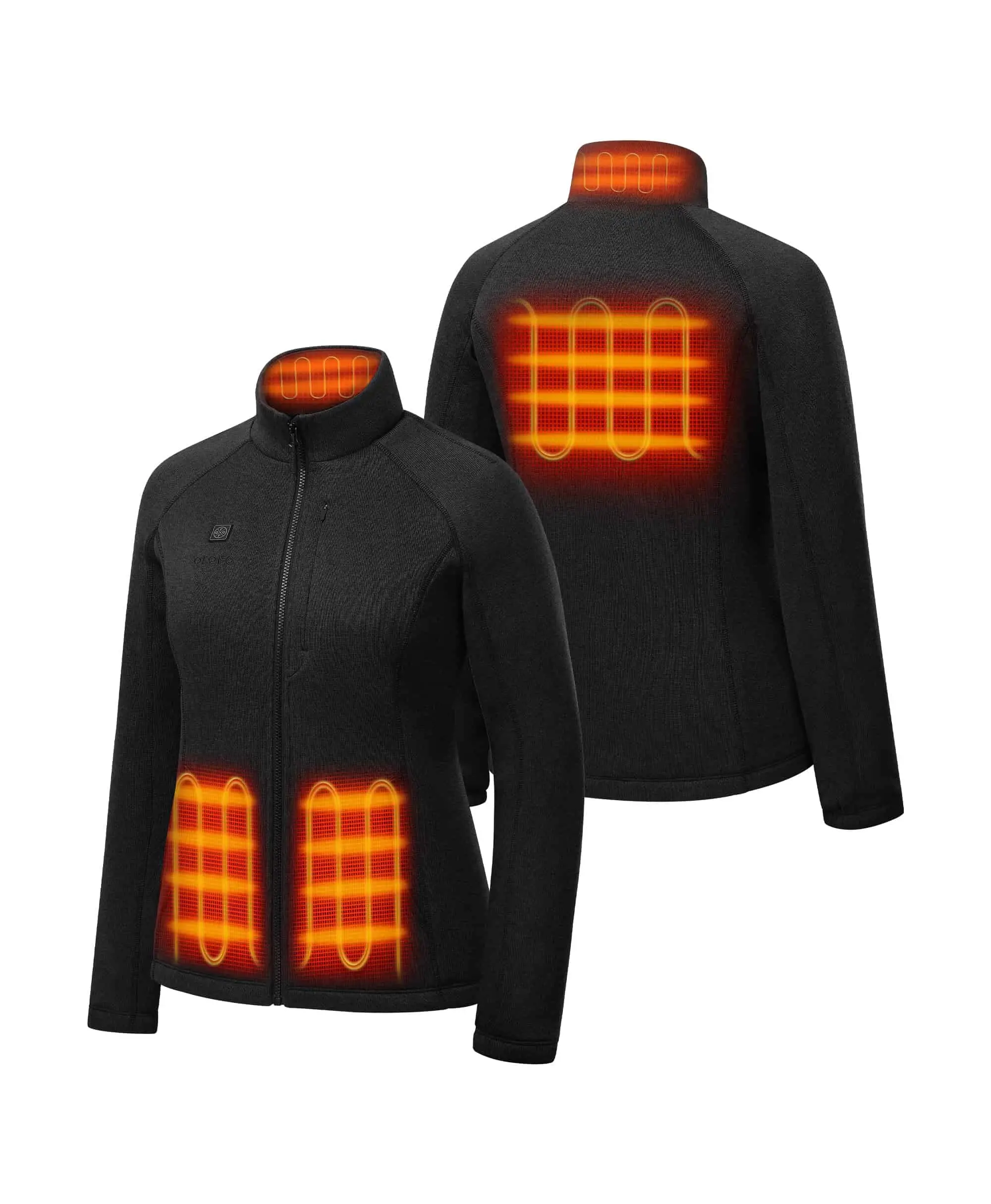 Augusta Tournament Women's 4-Zone Heated Sweater Fleece Jacket (Apparel Only) - Image 15