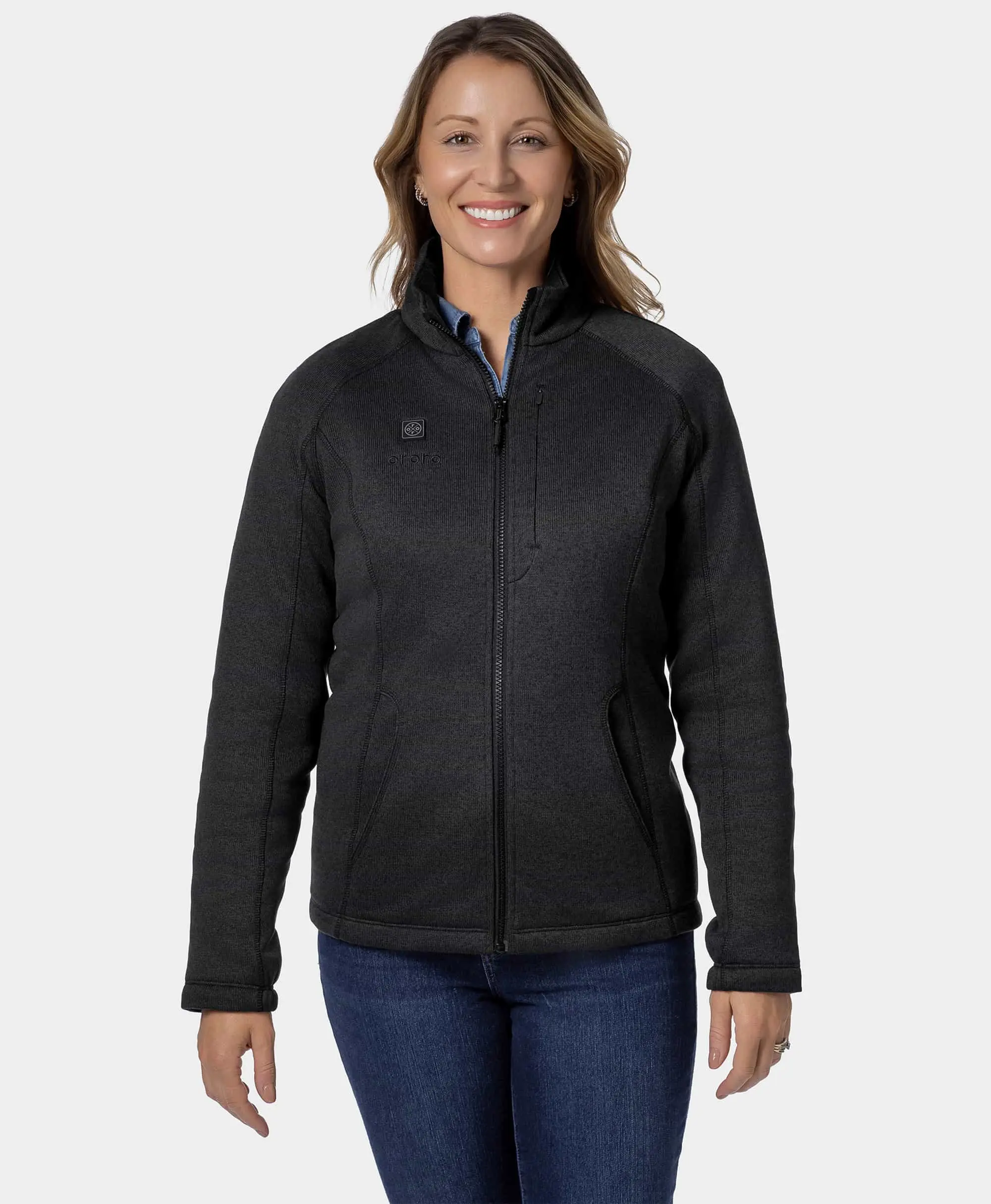 Augusta Tournament Women's 4-Zone Heated Sweater Fleece Jacket (Apparel Only) - Image 14