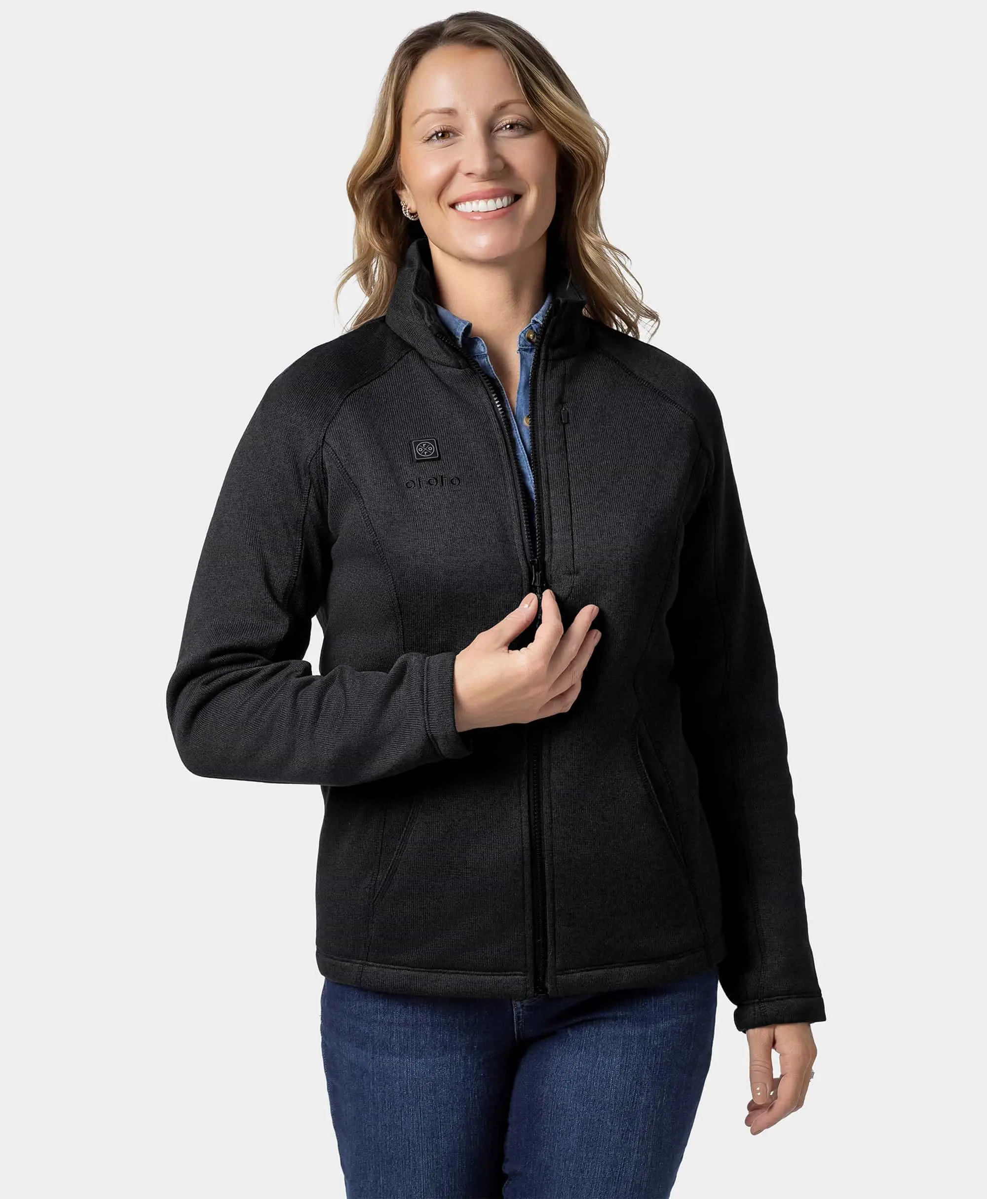 Augusta Tournament Women's 4-Zone Heated Sweater Fleece Jacket (Apparel Only) - Image 16