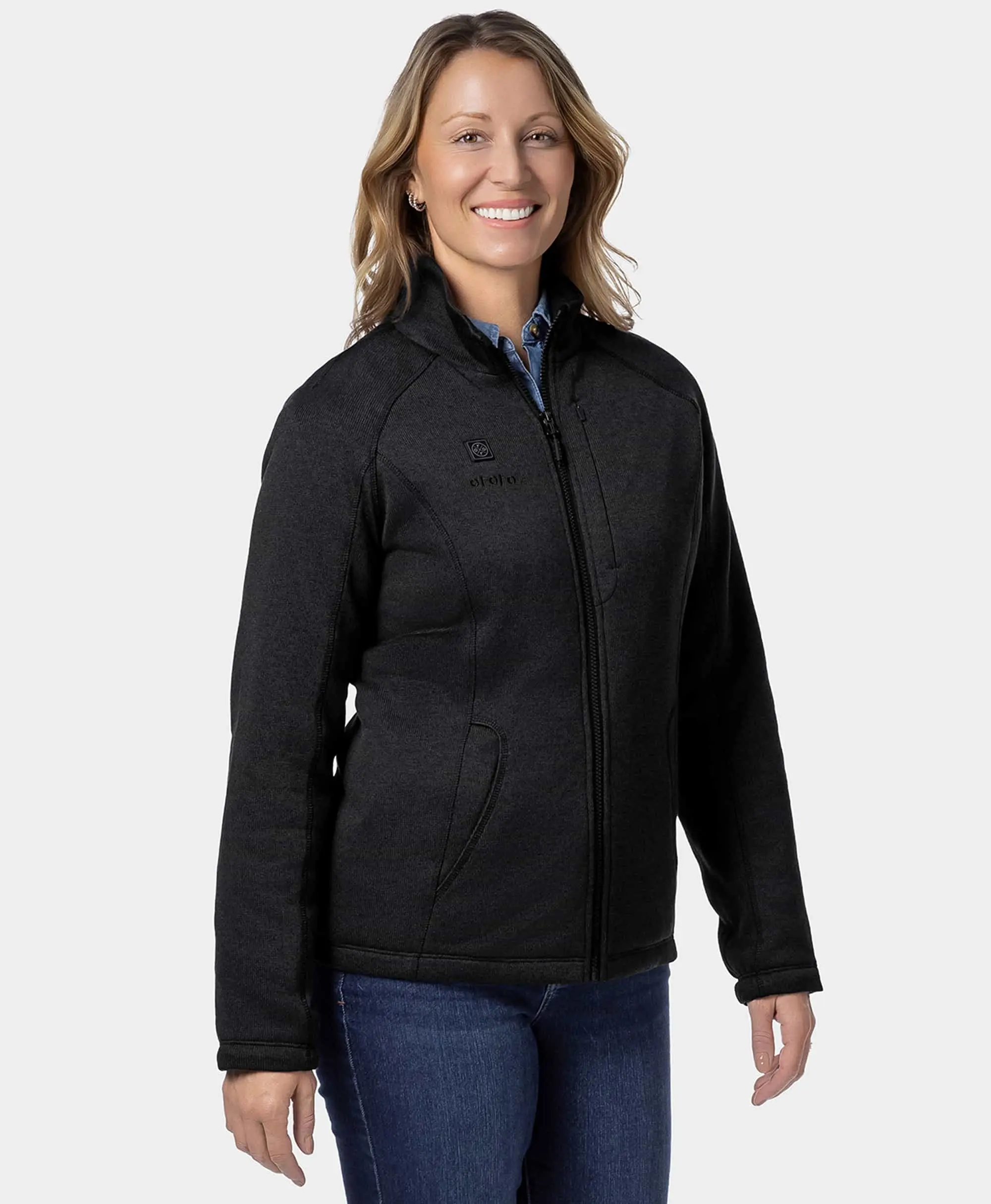 Augusta Tournament Women's 4-Zone Heated Sweater Fleece Jacket (Apparel Only) - Image 17