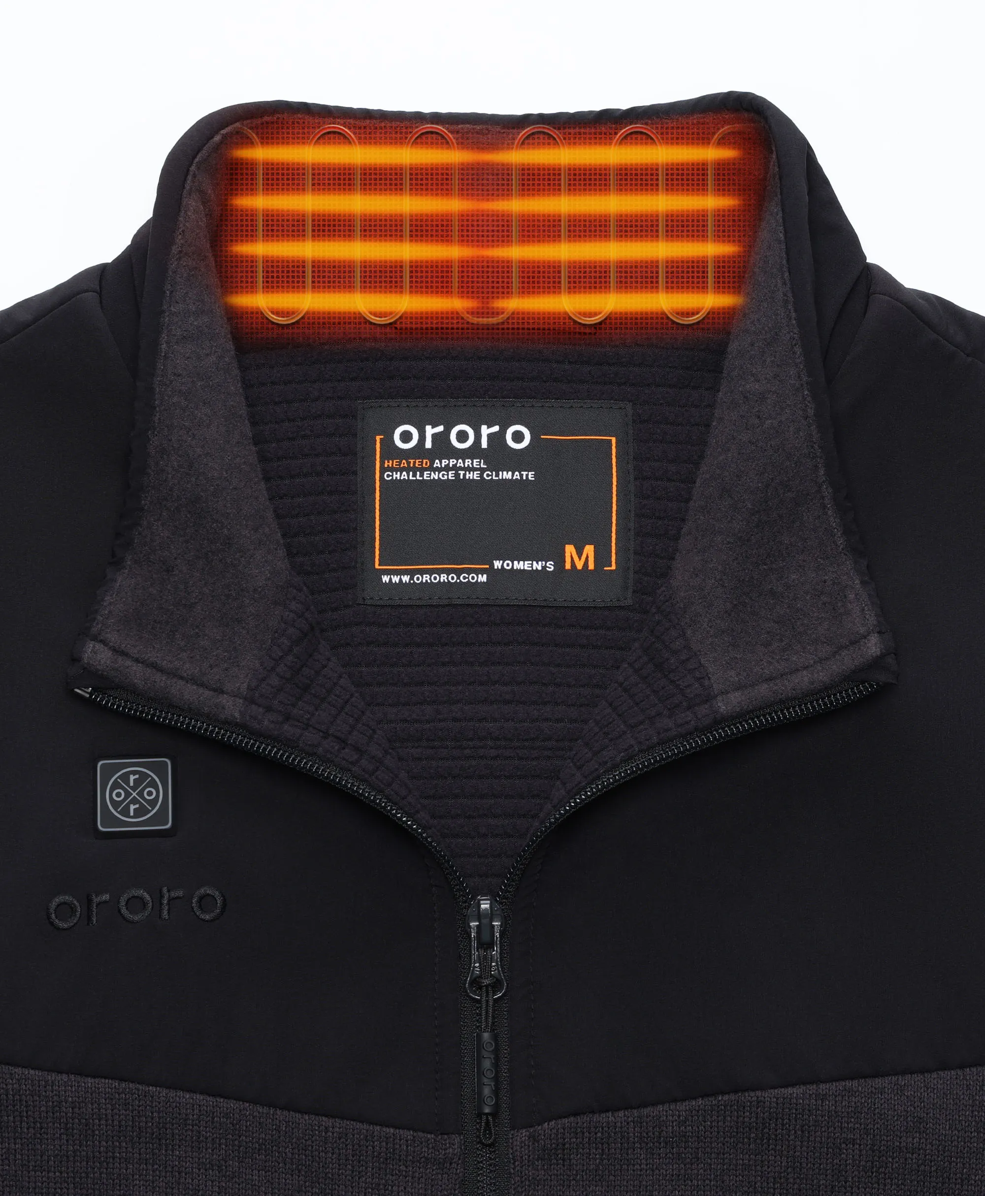 (Open-box) Augusta Women's Heated Sweater Fleece Vest(Battery Set Not Included) - Image 6