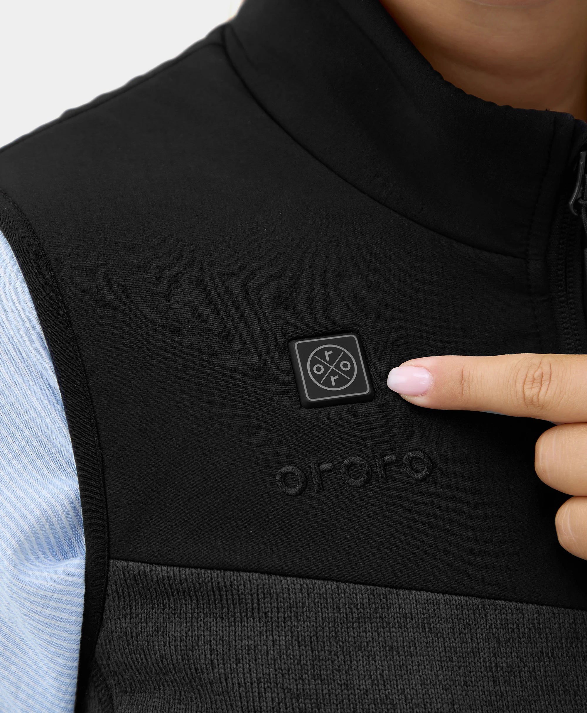Augusta Women's Heated Sweater Fleece Vest - Image 7