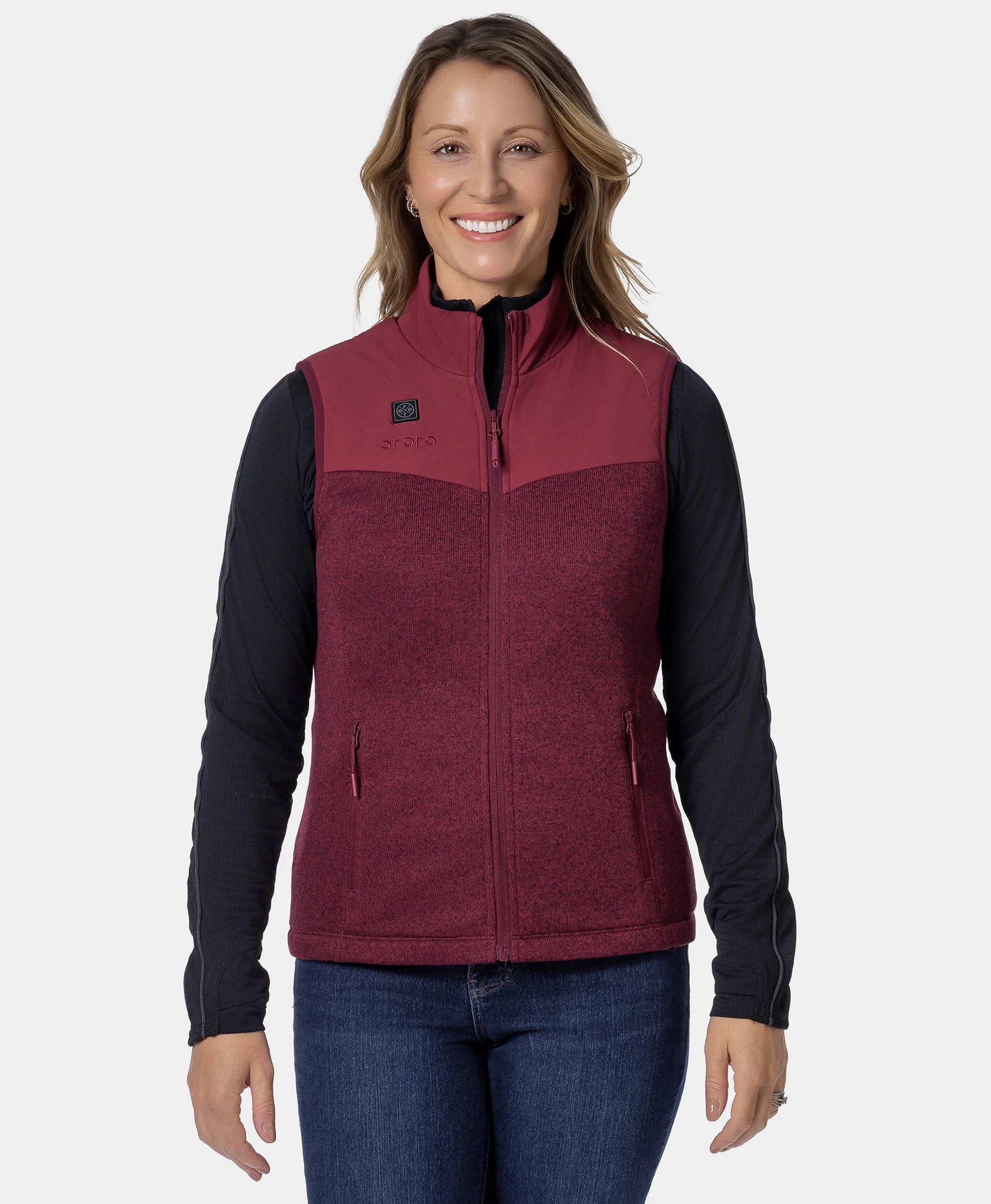 Augusta Women's Heated Sweater Fleece Vest - Image 26