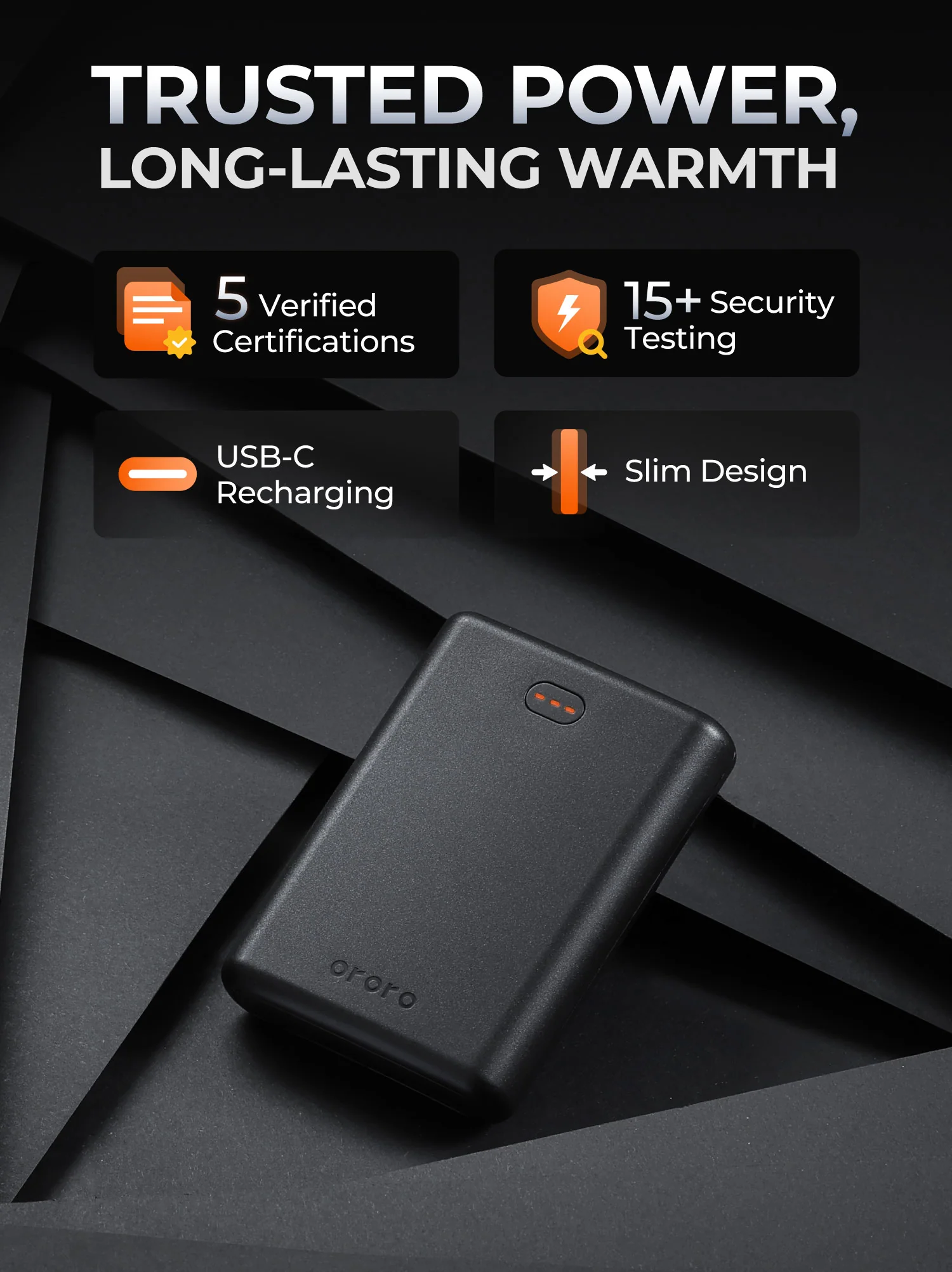 B25A Rechargeable Battery (2200 mAh, with USB-C Port) - Image 2