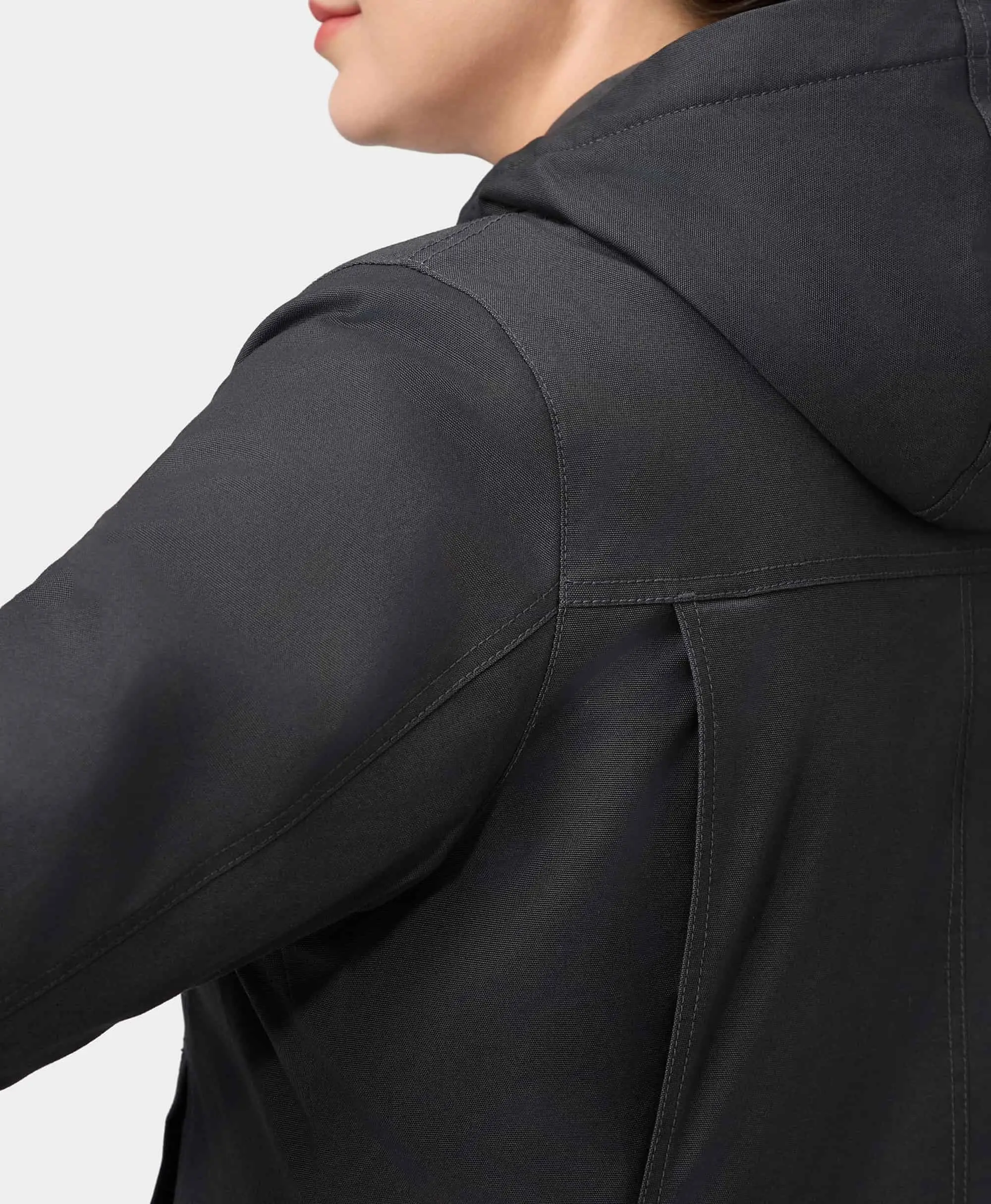 (Open-box) Cheyenne Women's 5-Zone Dual-Control Heated Canvas Jacket(Battery Set Not Included) - Image 11