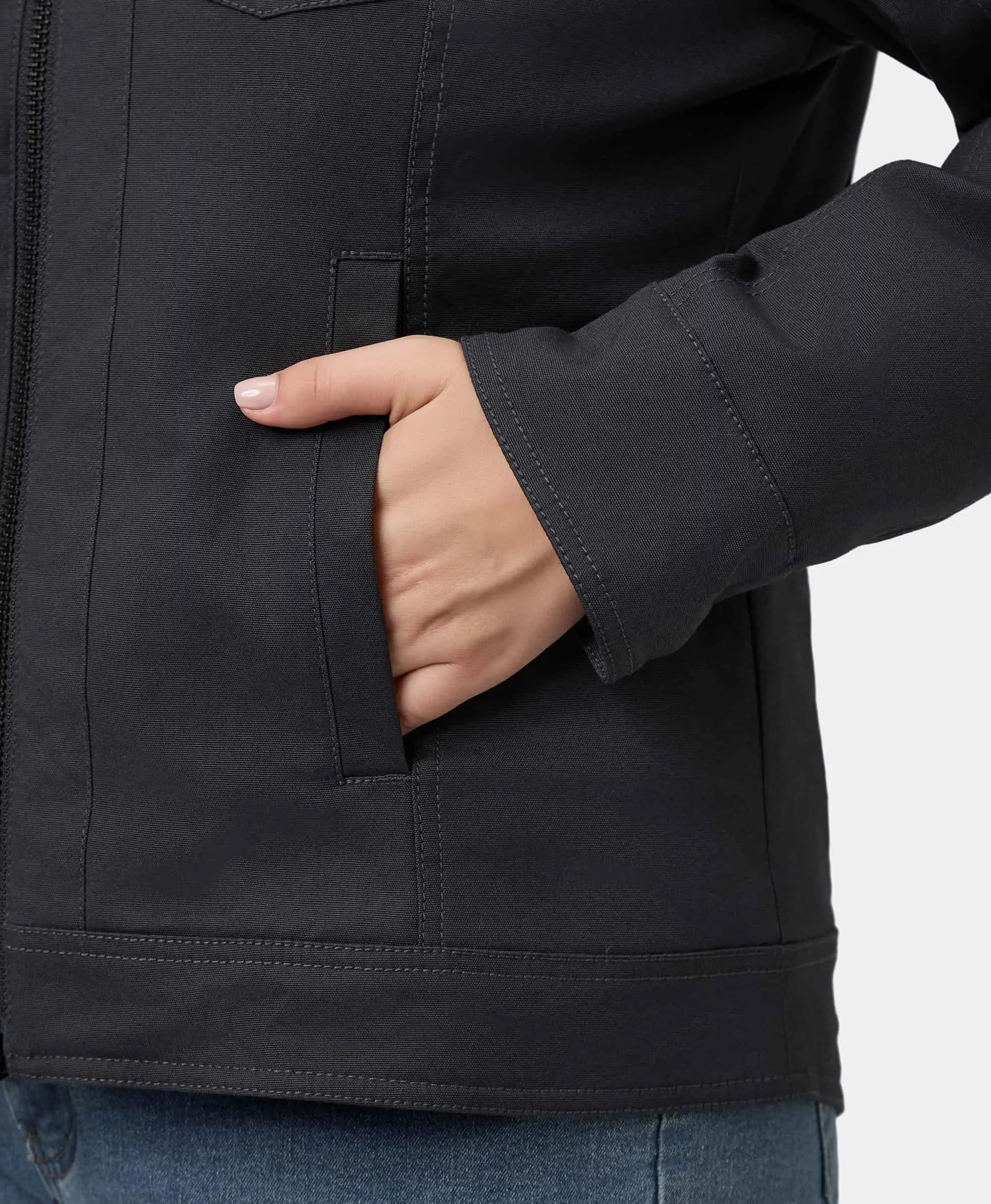 Cheyenne Women's 5-Zone Dual-Control Heated Canvas Jacket (Final Sale) - Image 9