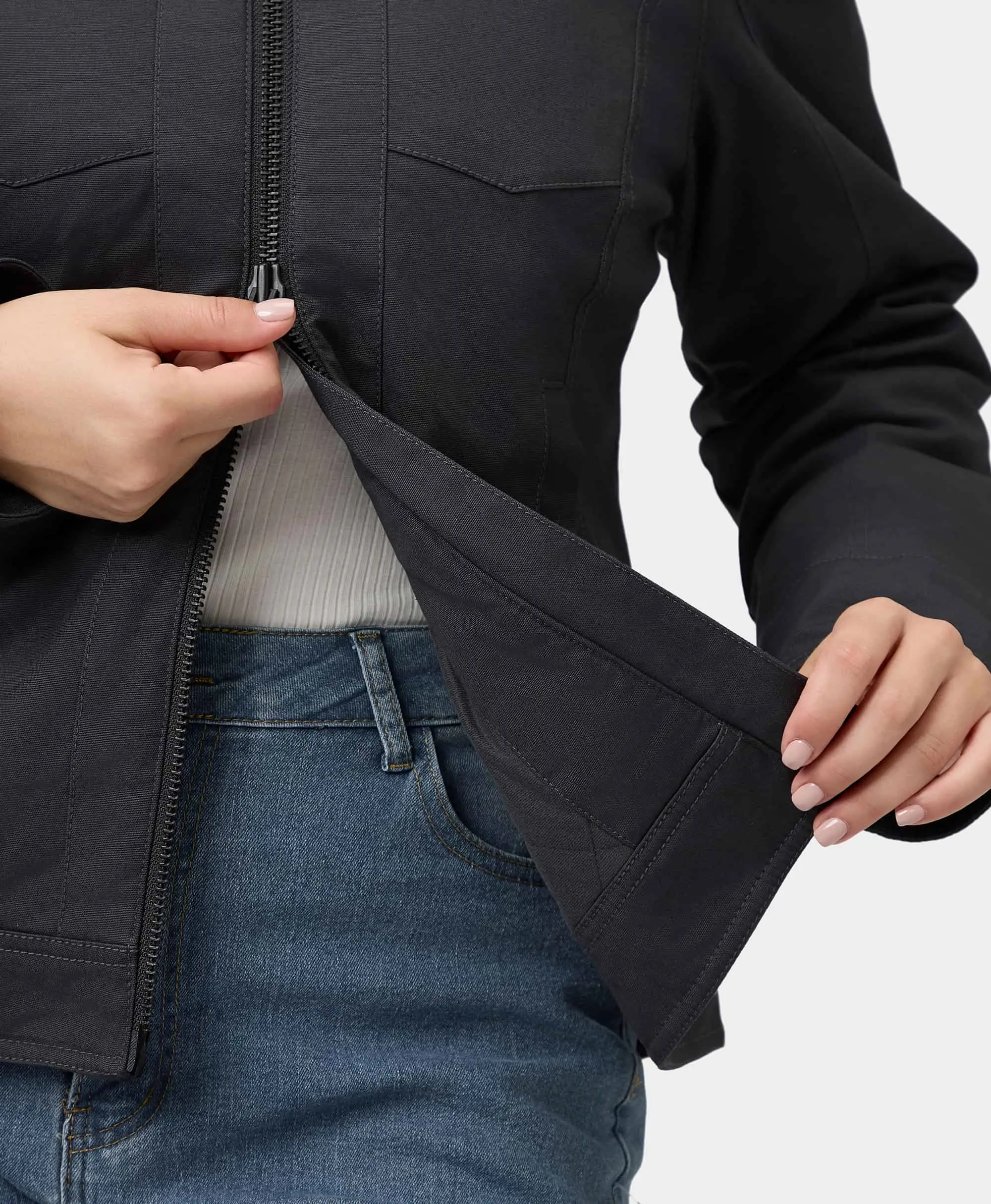 Cheyenne Women's 5-Zone Dual-Control Heated Canvas Jacket (Final Sale) - Image 11