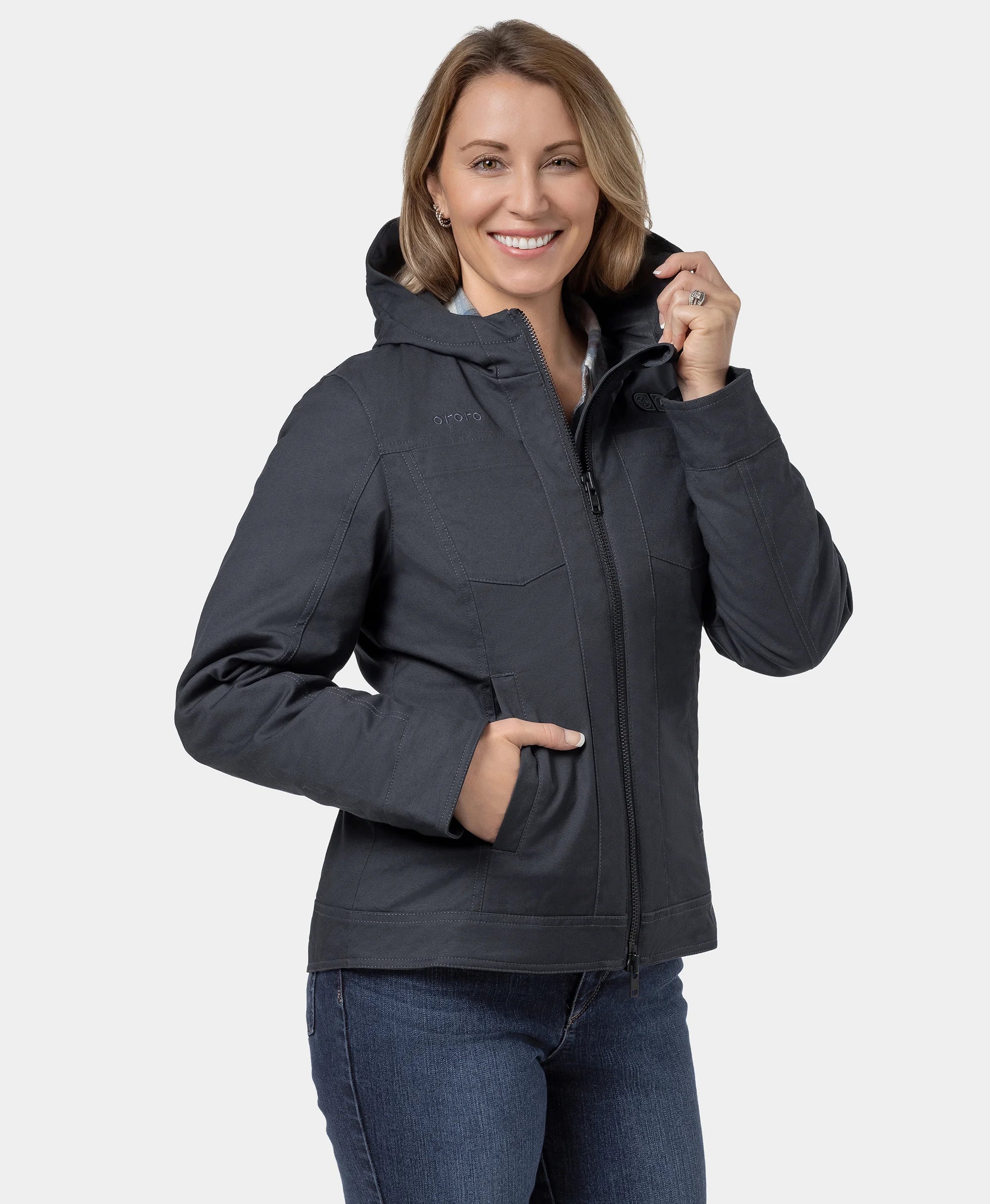 Cheyenne Women's 5-Zone Dual-Control Heated Canvas Jacket (Final Sale) - Image 4