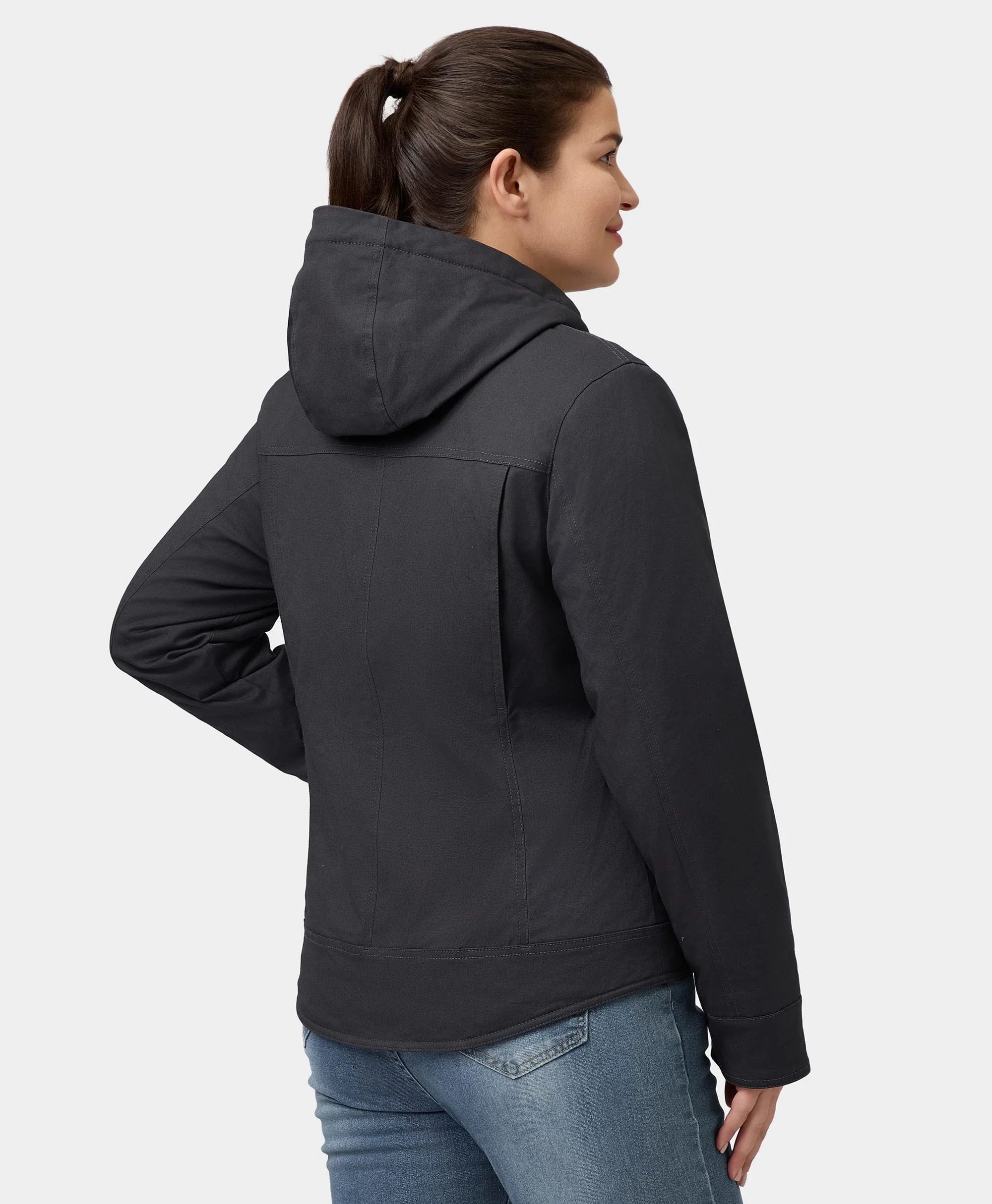 (Open-box) Cheyenne Women's 5-Zone Dual-Control Heated Canvas Jacket(Battery Set Not Included) - Image 9
