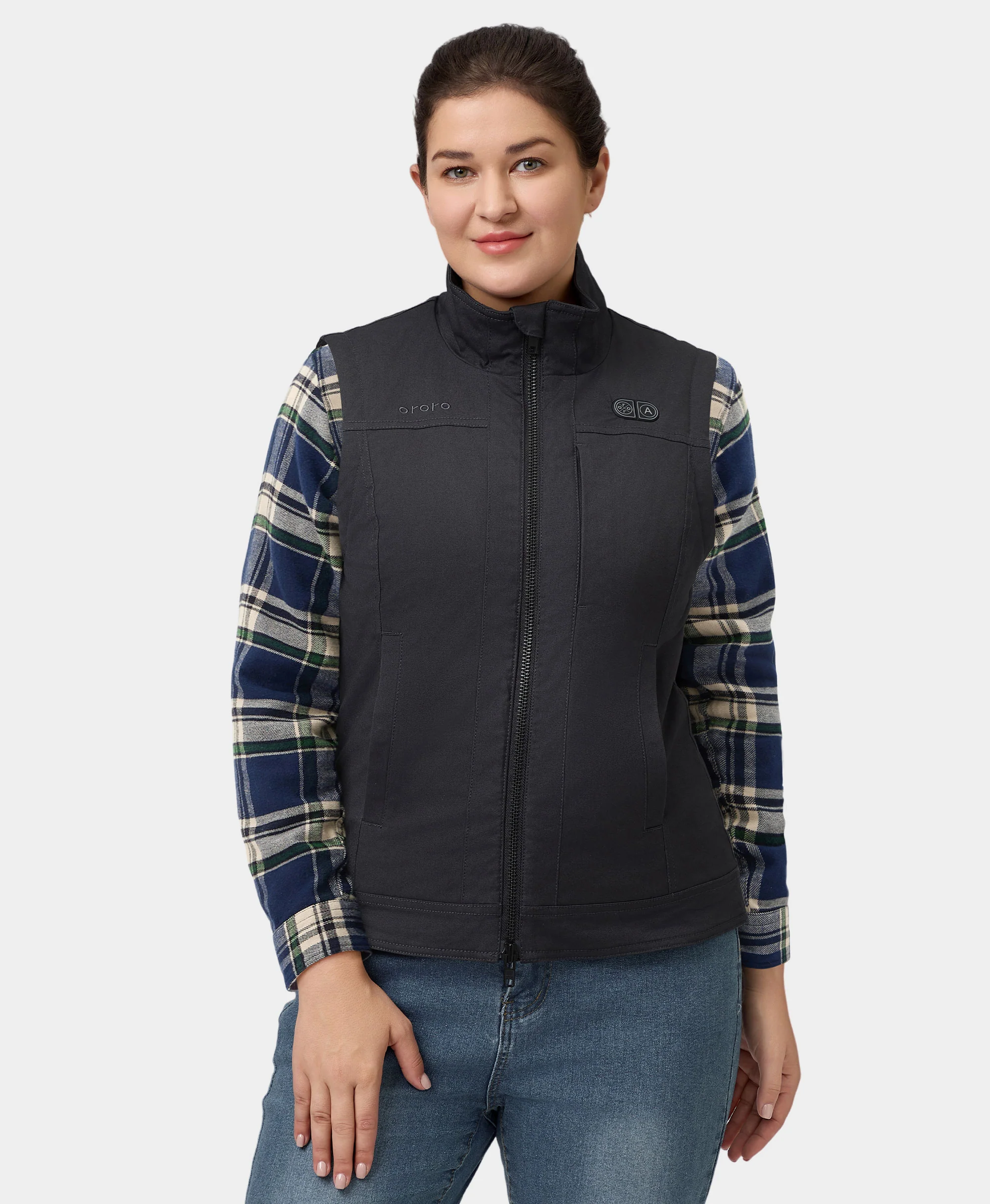 Cheyenne Women's 5-Zone Dual-Control Heated Canvas Vest (Apparel Only) - Image 6