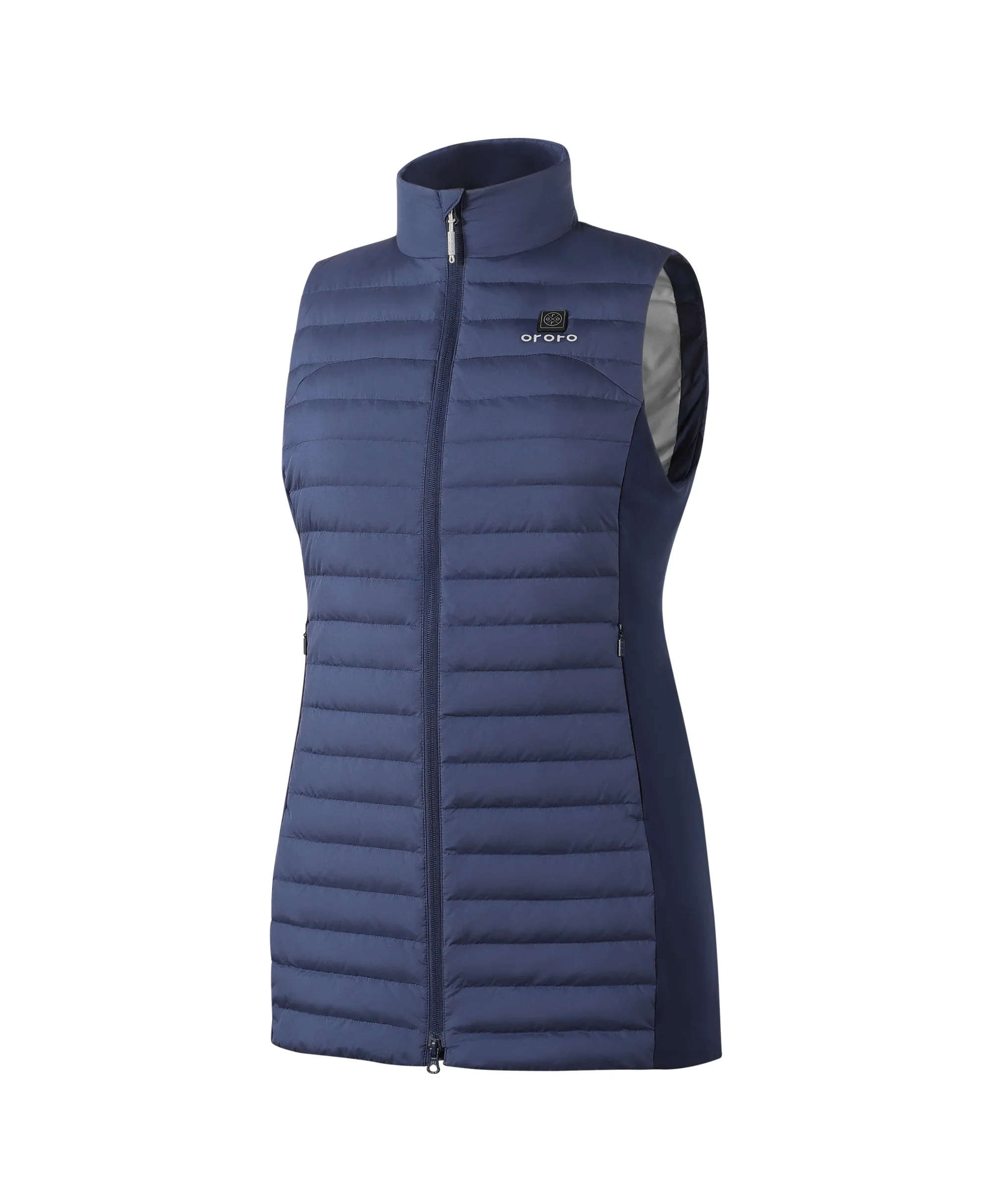 (Open-box) Cloudmere Women's 5-Zone Heated Long Down Vest (Battery Set Not Included) - Image 31