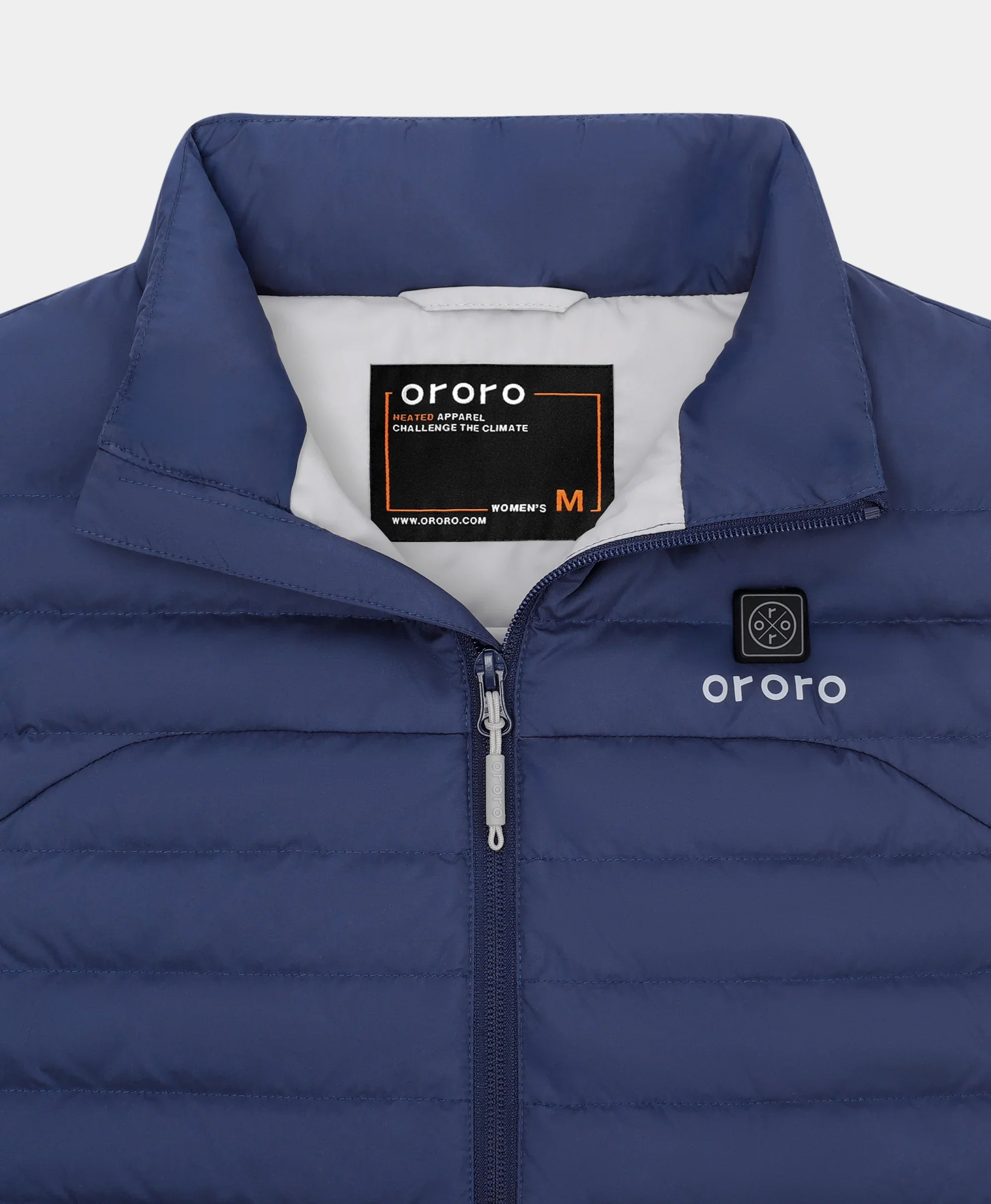 (Open-box) Cloudmere Women's 5-Zone Heated Long Down Vest (Battery Set Not Included) - Image 33